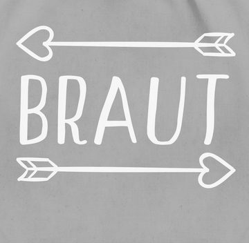 Shirtracer Turnbeutel Braut Pfeile, JGA Junggesellenabschied Frauen