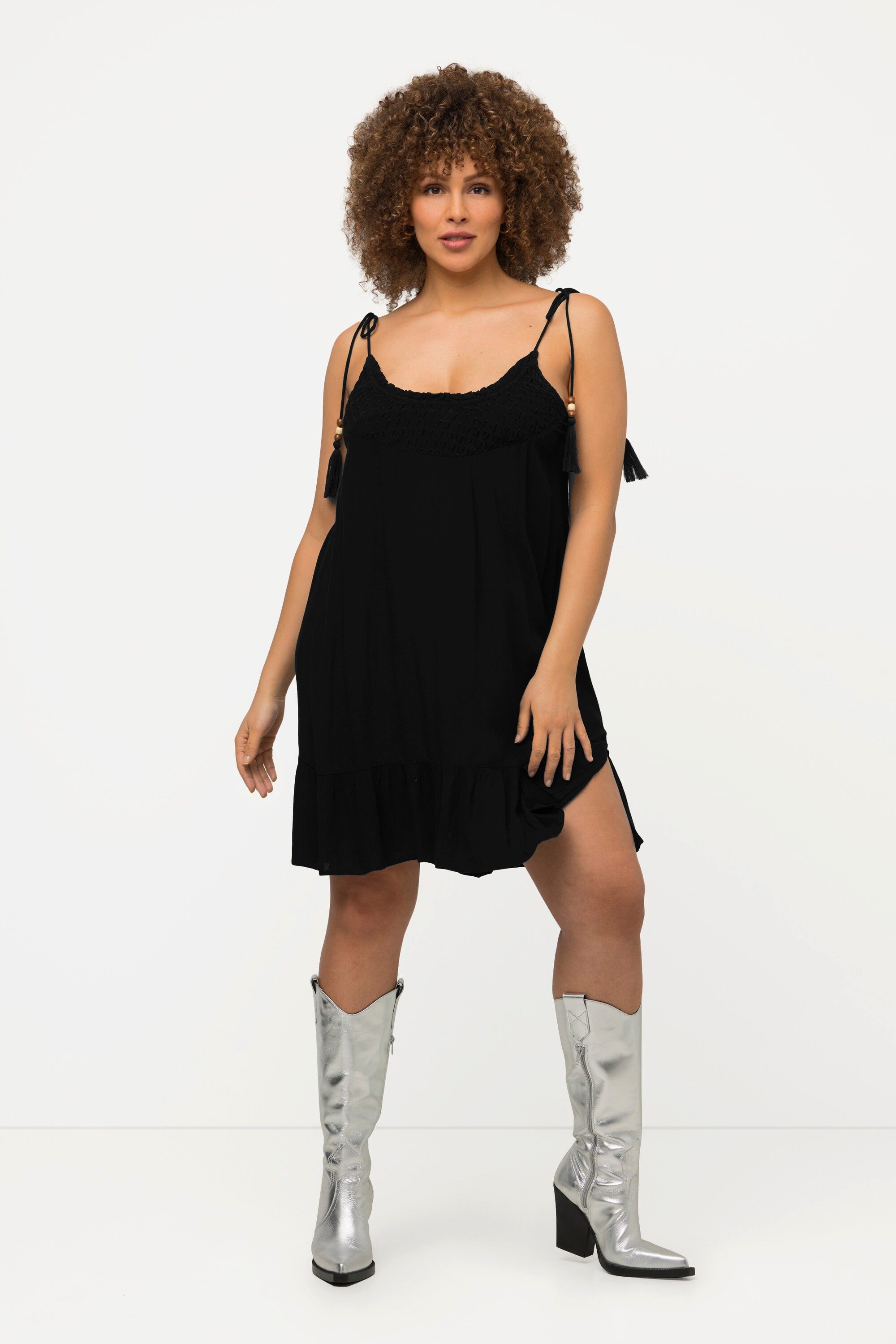 Ulla Popken Minikleid Kleid Krepp Träger günstig online kaufen