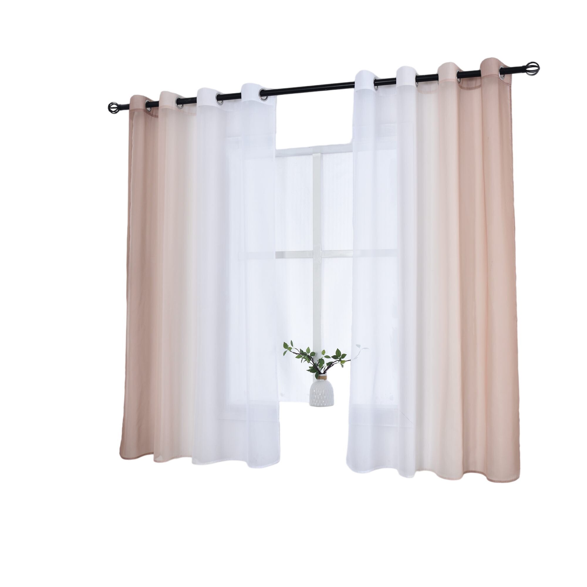 Gardinenbox Gardine, Ösen (2 St), transparent, günstig online kaufen