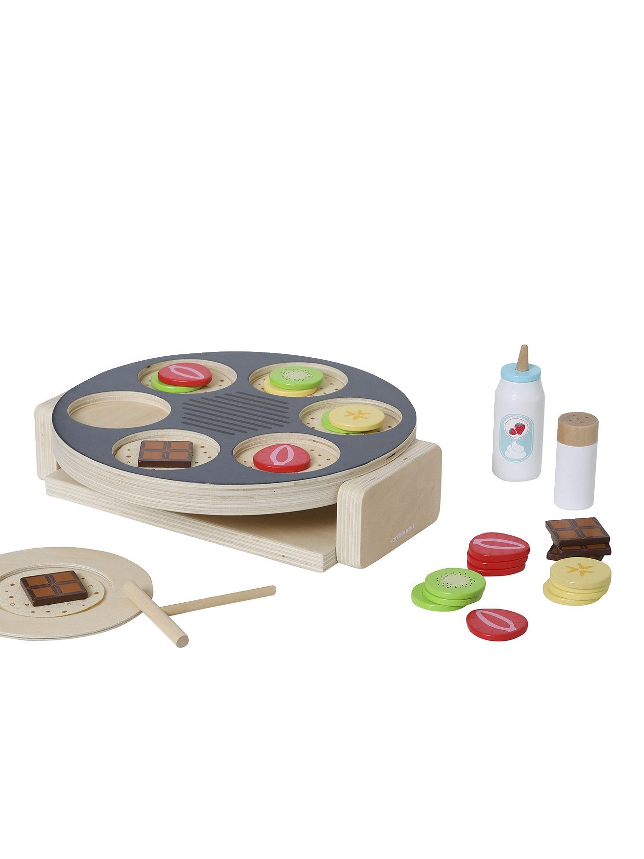 vertbaudet Spielküche Spiel-Set Crêpes-Party, Holz FSC® Holz