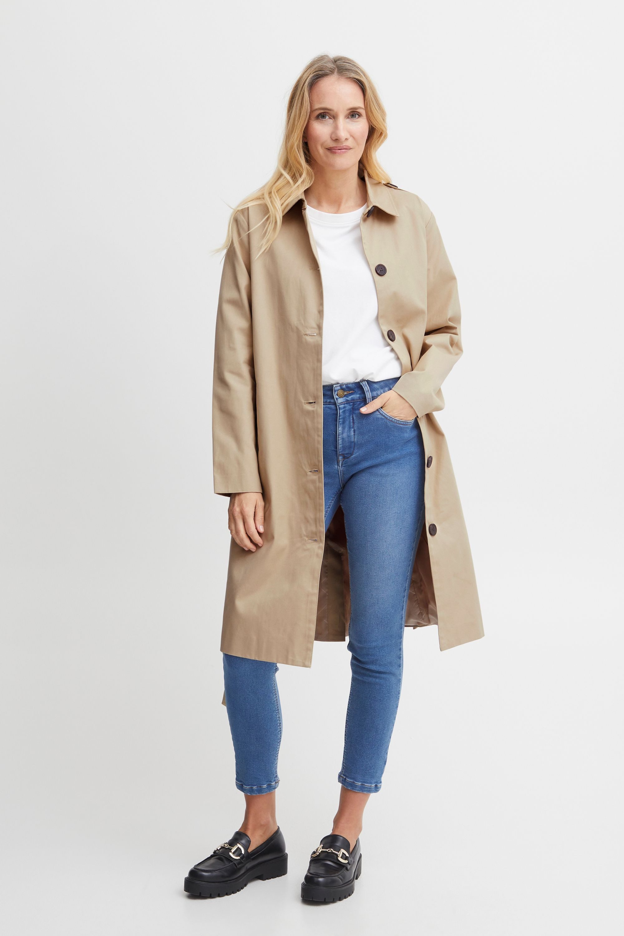 fransa Funktionsmantel Trenchcoat