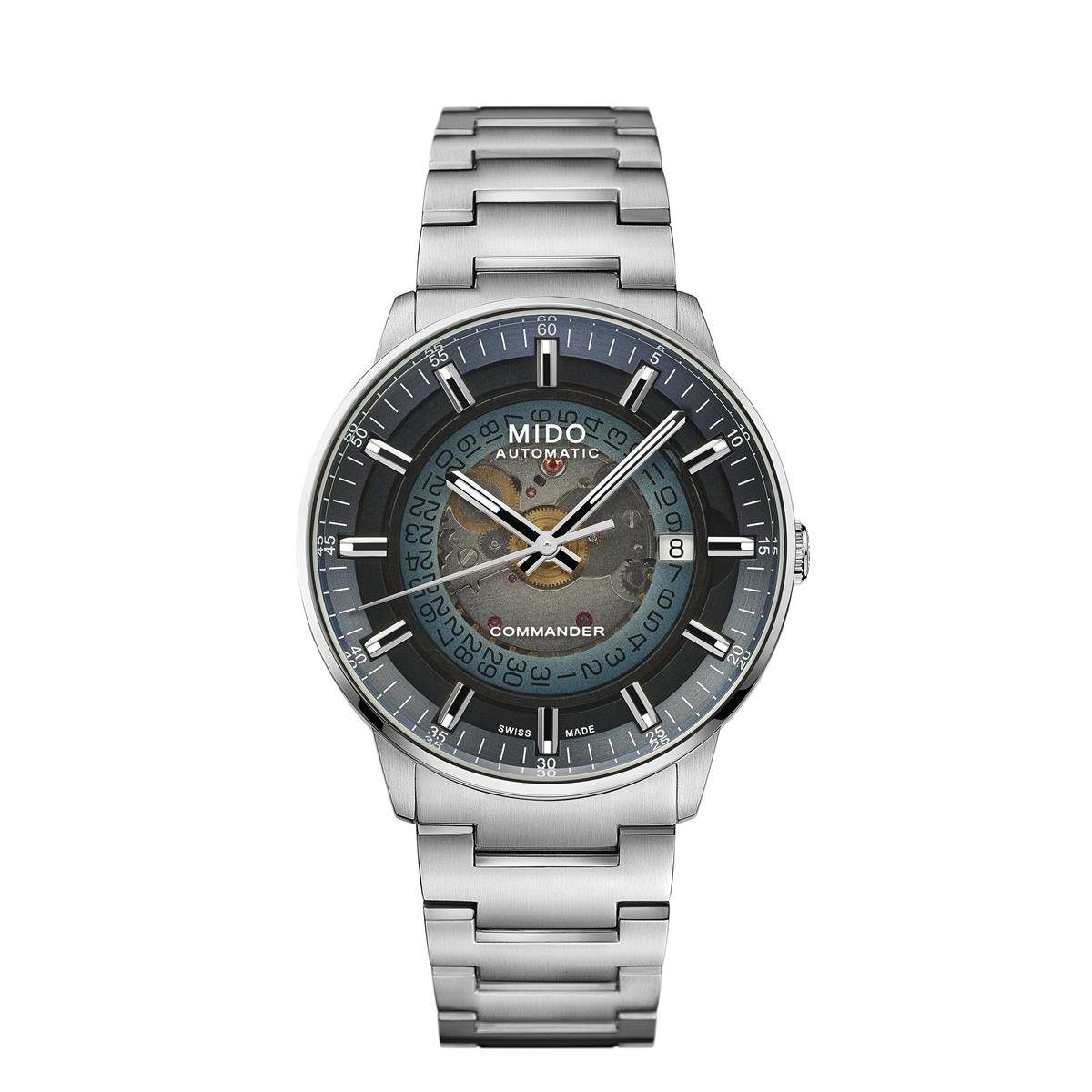Schweizer Uhr Mido Herren Uhr M0214071141101 Commander Gradient