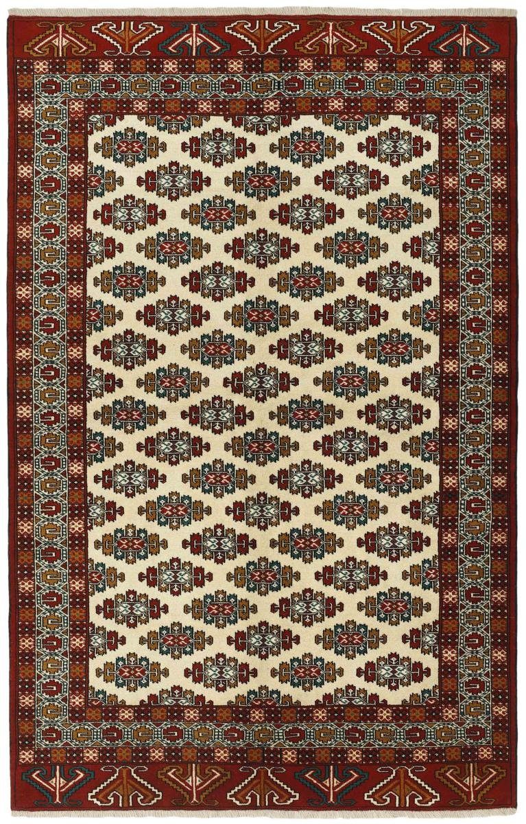 Orientteppich Turkaman 157x245 Handgeknüpfter Orientteppich / Perserteppich, Nain Trading, rechteckig, Höhe: 6 mm