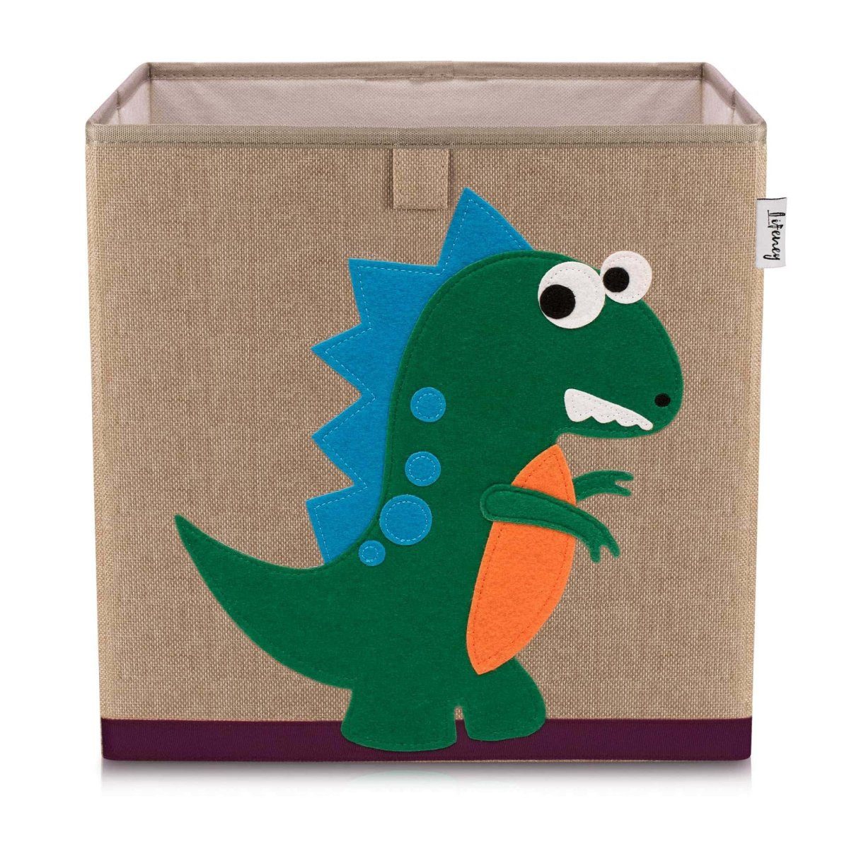 Lifeney Faltbox Aufbewahrungsbox Dino, Dunkelgrün günstig online kaufen