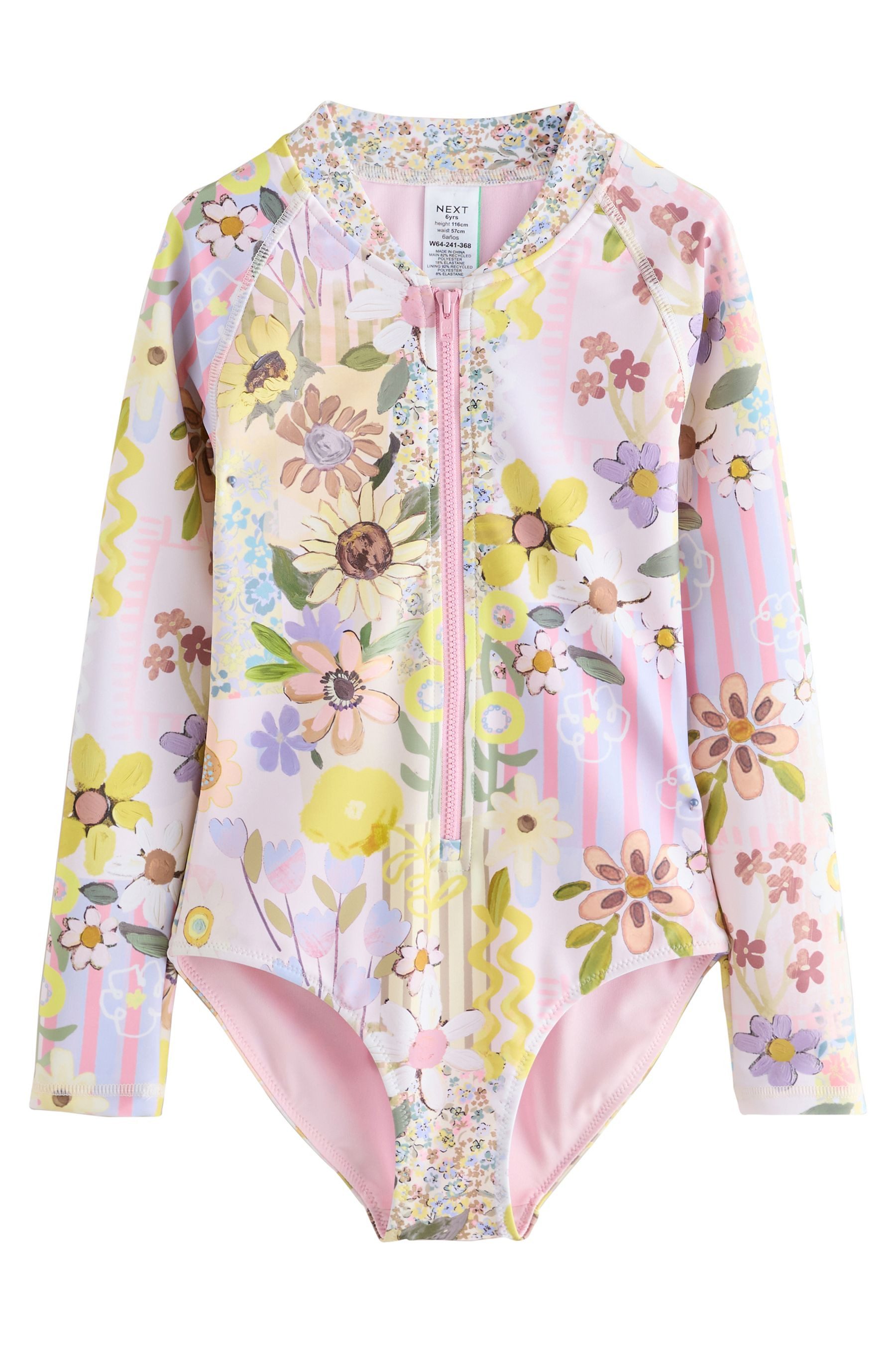 Pink Patchwork Floral