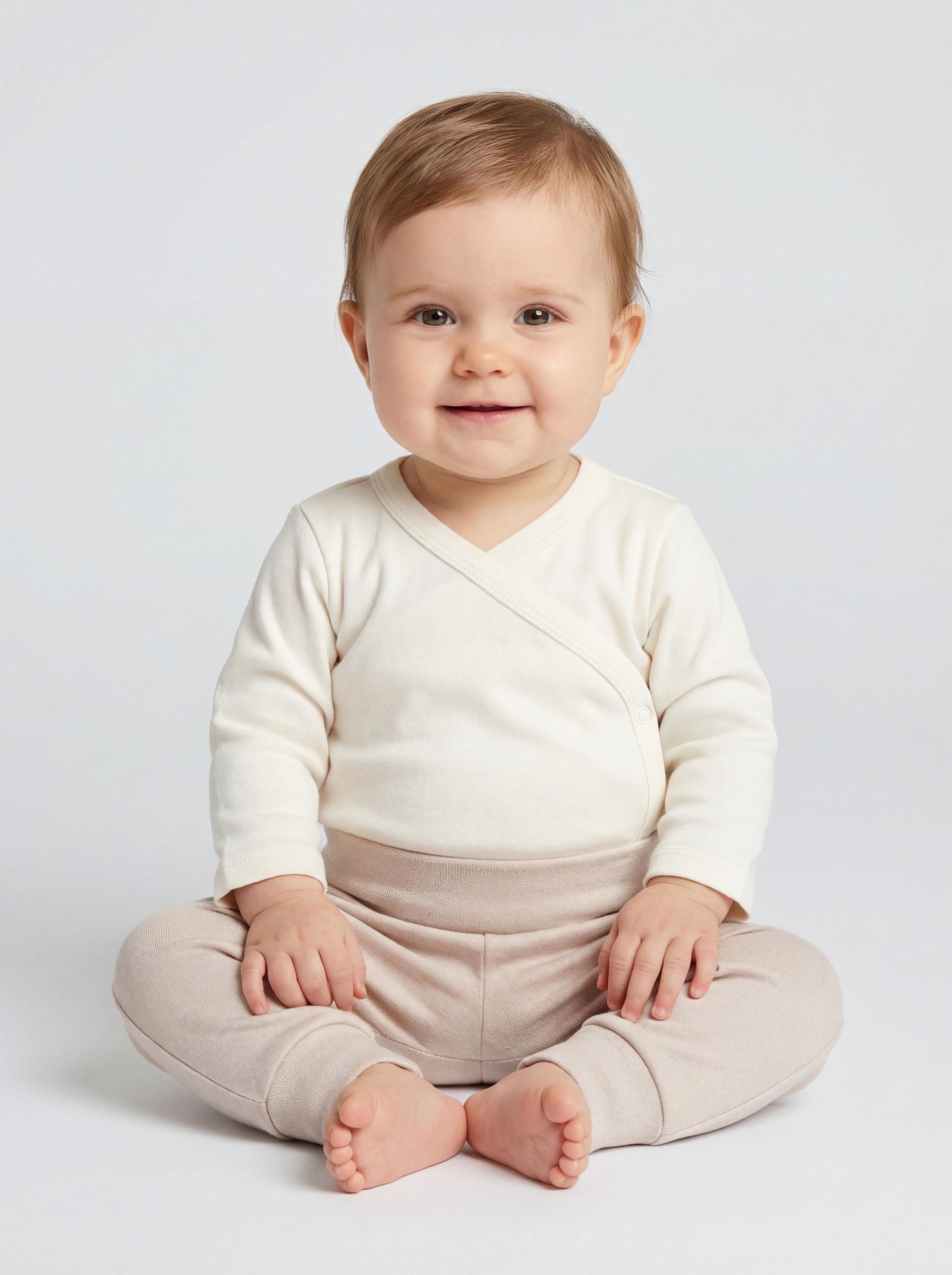 TupTam Wickelshirt TupTam Baby Mädchen Langarm Wickelshirt Baumwolle 5er Set – Bild 3 von 5