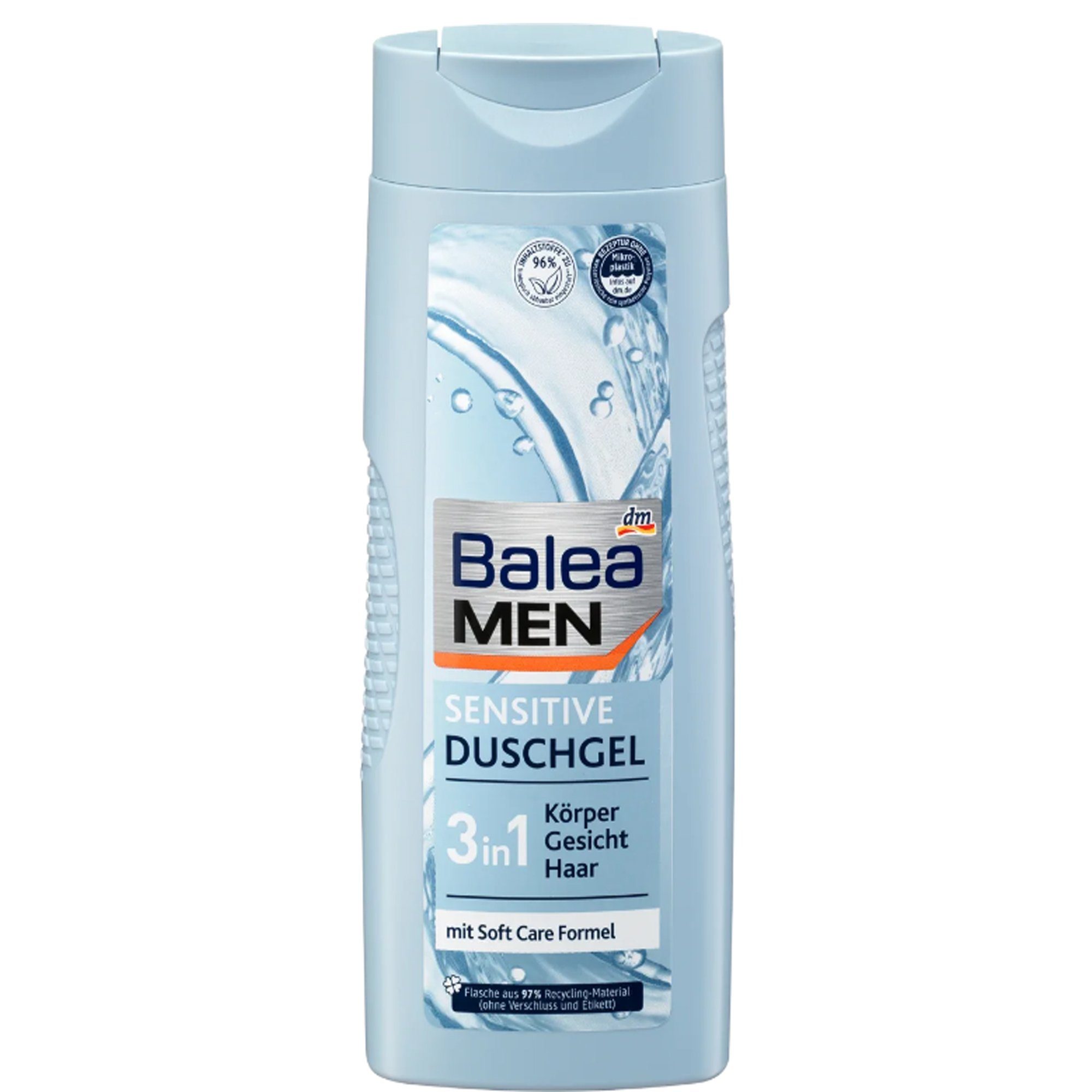 Balea Duschgel Männerduschgel Duschgel für Männer Men 3in1 Shampoo, VEGAN