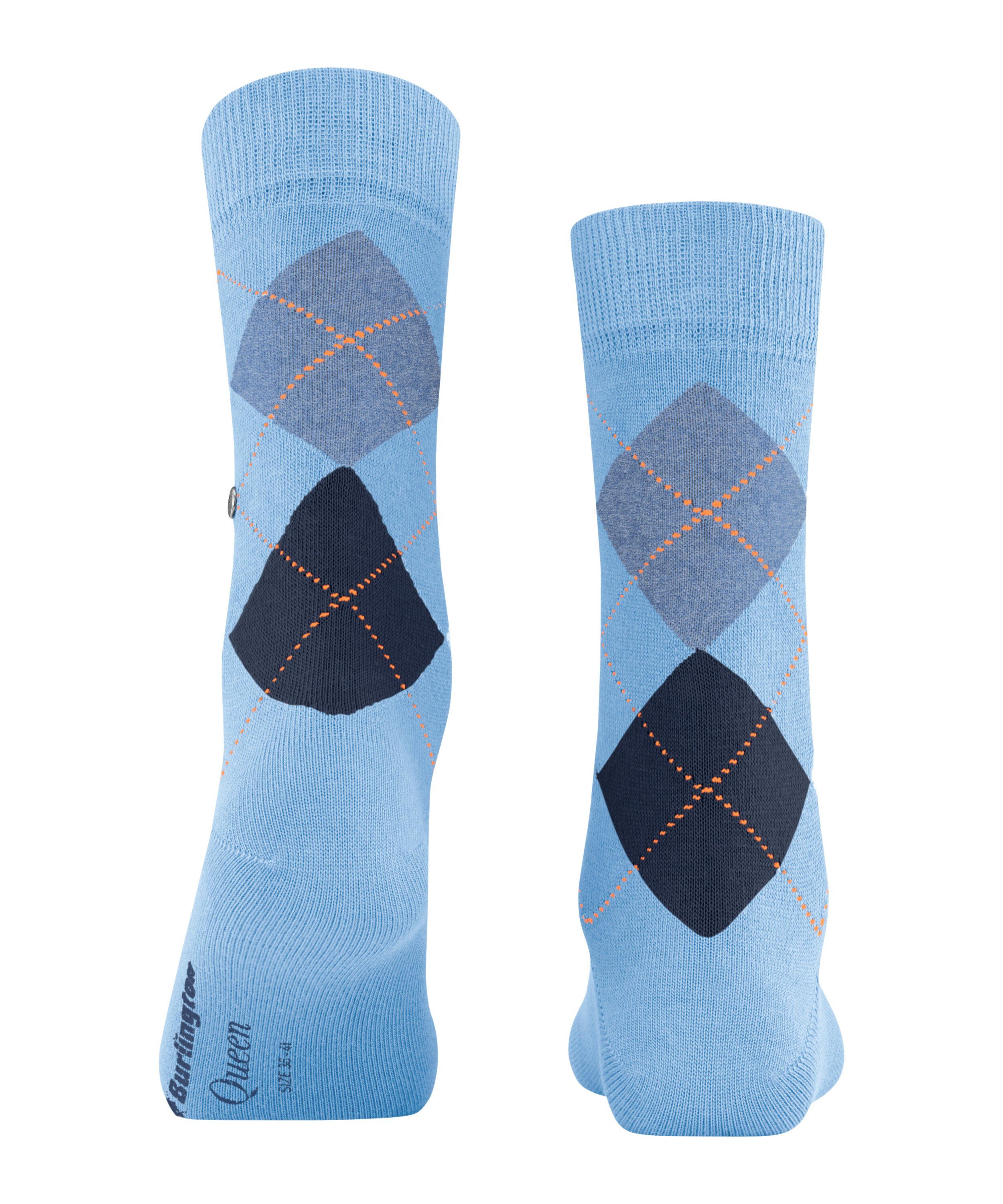 light Socken Burlington (1-Paar) blue (6541) Queen