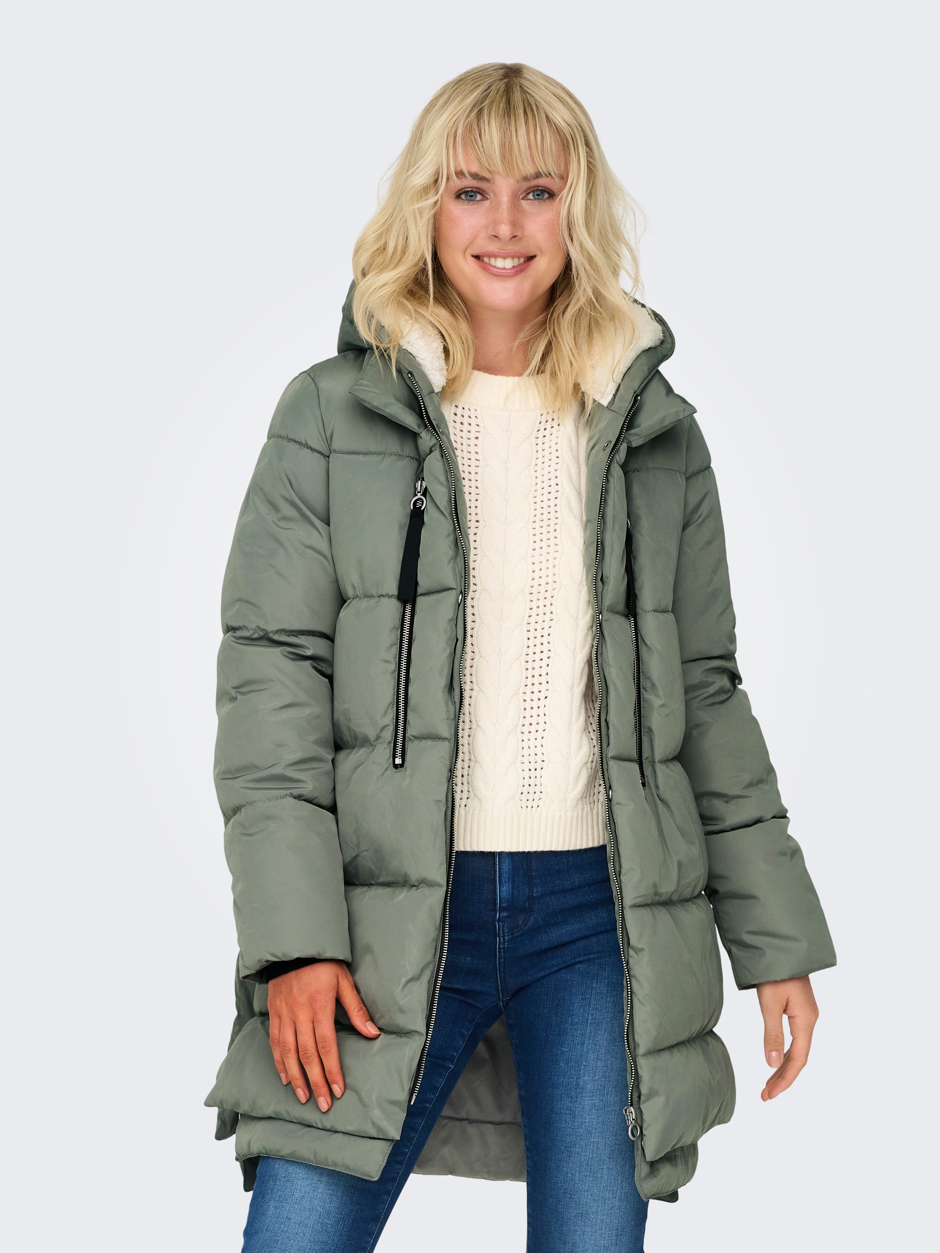 ONLY Steppmantel ONLNEWNORA LONG PUFFER COAT günstig online kaufen