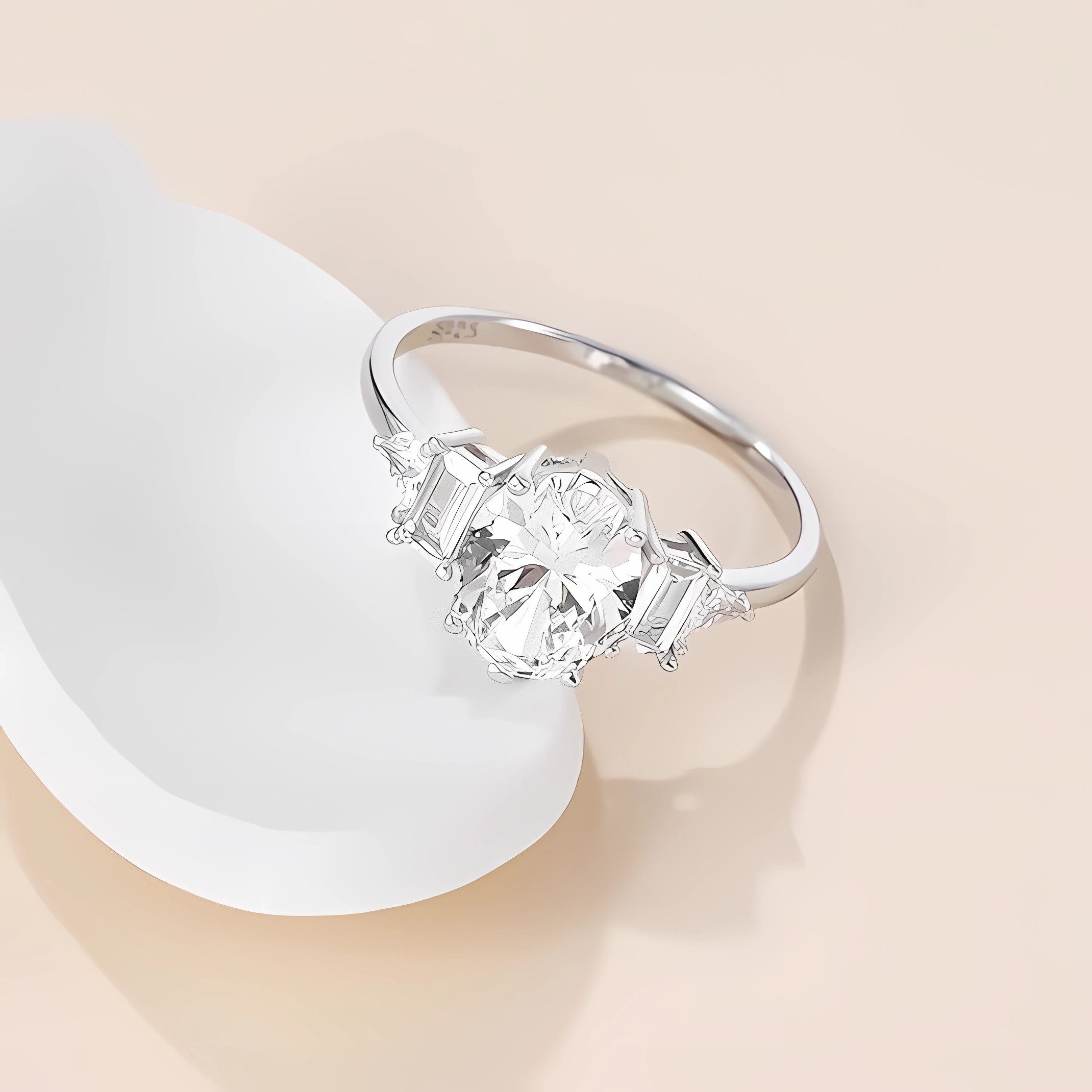 Jumpeak Diamantring 3 ct Farbe E günstig online kaufen
