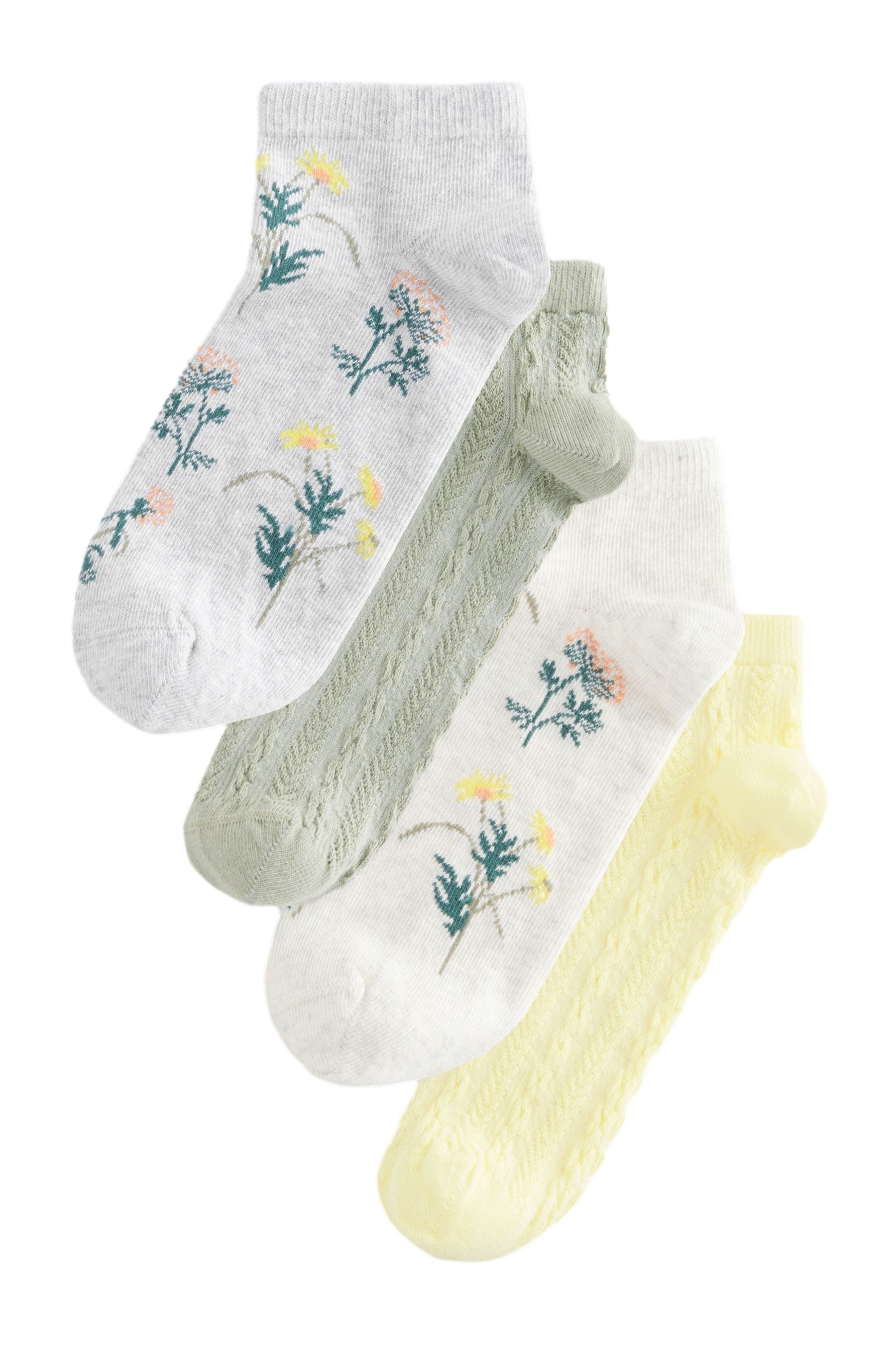 Basicsocken Sneaker-Socken, 4er-Pack