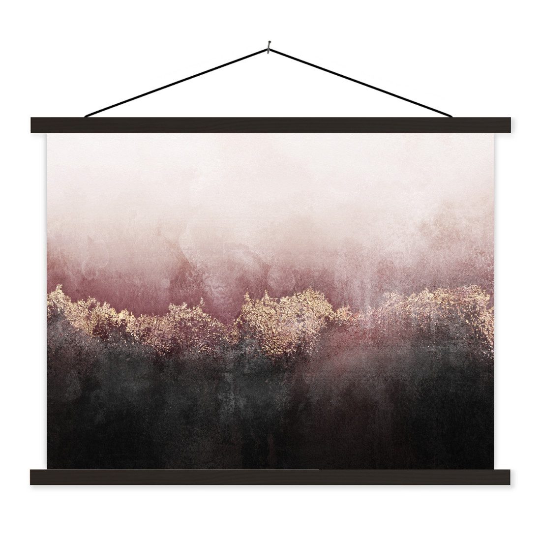 Poster Glitter - Gold - Abstrakt