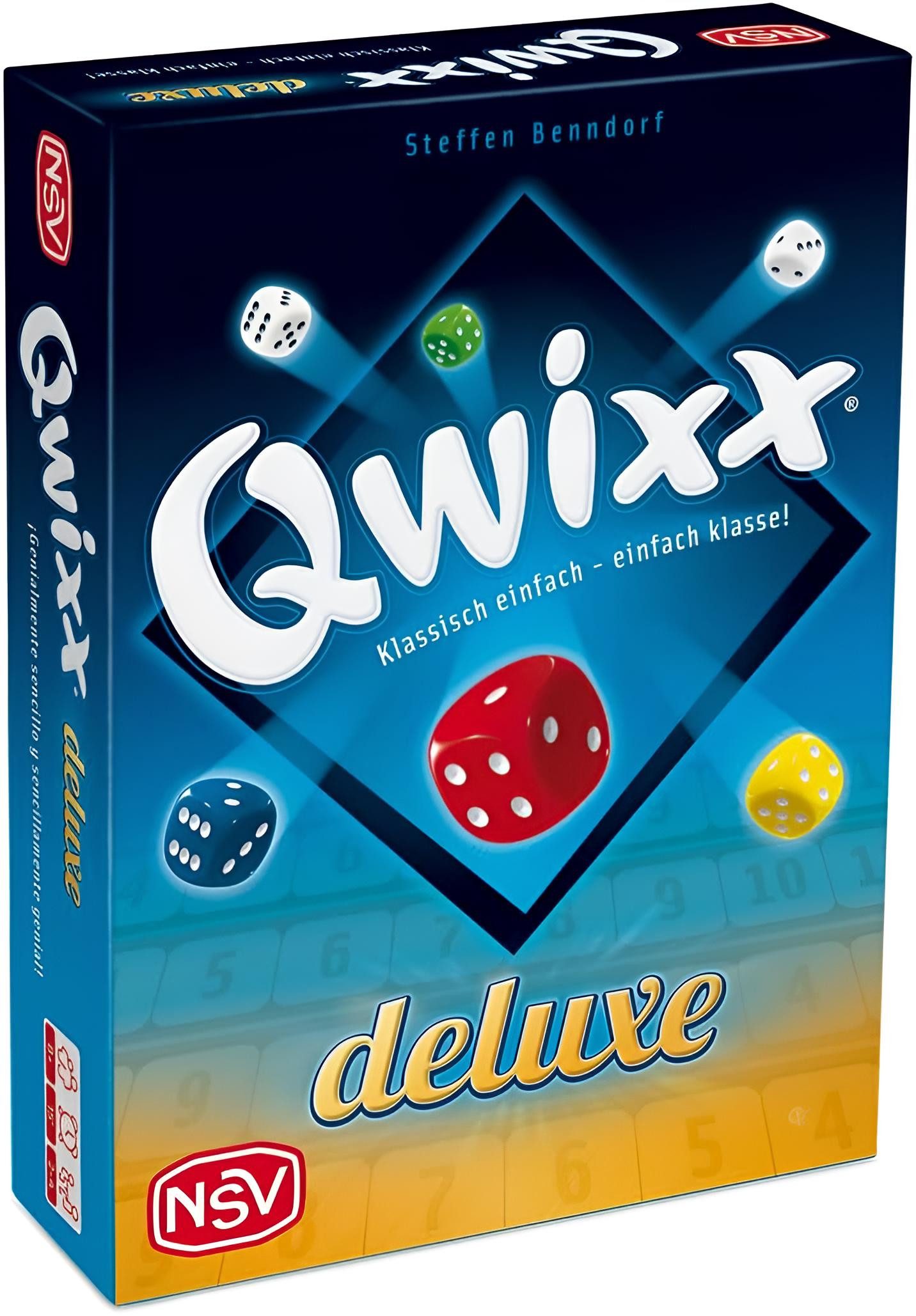 Nürnberger Spielkarten Spiel Qwixx Deluxe (Neuauflage im EXTRA-Format)