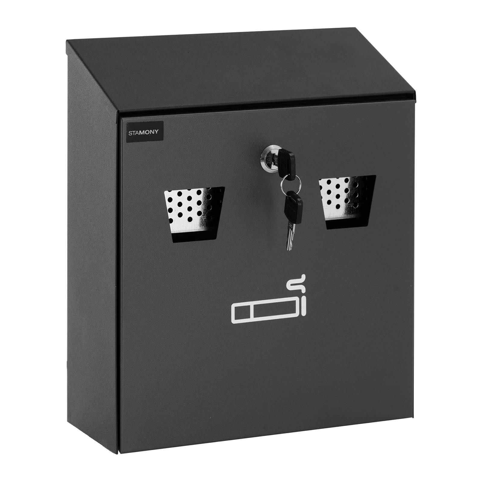Pano - Autoaschenbecher + LED Beleuchtung & Deckel - Black - Elegant 
