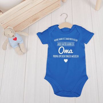 Shirtracer Shirtbody Oma um den Finger wickeln Sprüche Baby