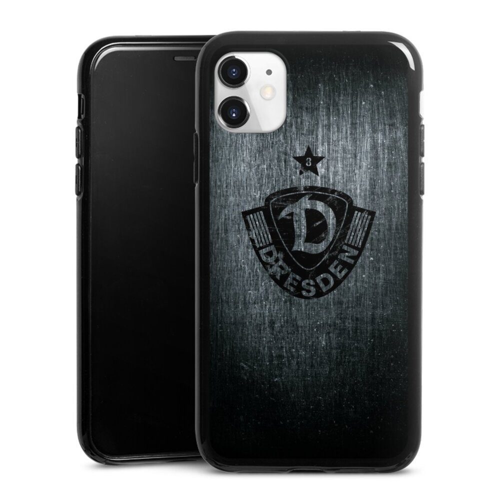 DeinDesign Handyhülle SG Dynamo Dresden Offizielles Lizenzprodukt Vintage, Apple iPhone 11 Silikon Hülle Bumper Case Handy Schutzhülle