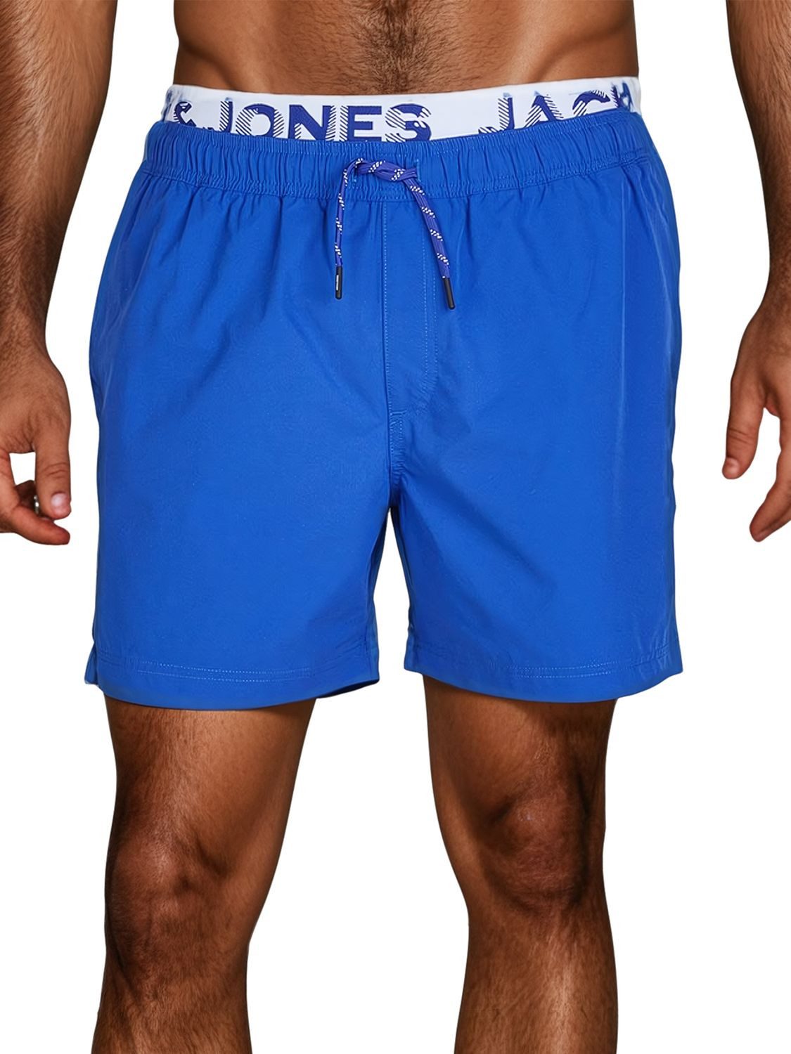Jack & Jones Badeshorts Herren Badehose MAUI JJSWIM Regular Fit (1-St) Sportshorts mit Kordelzug