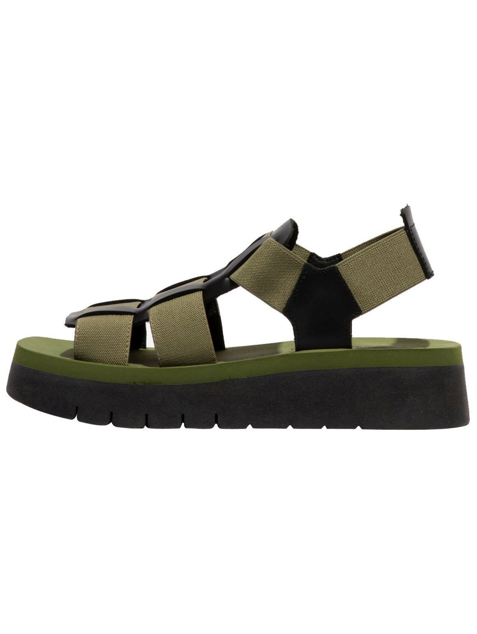 Fly London Fly London Sandalen Leder/Textil Riemchensandale
