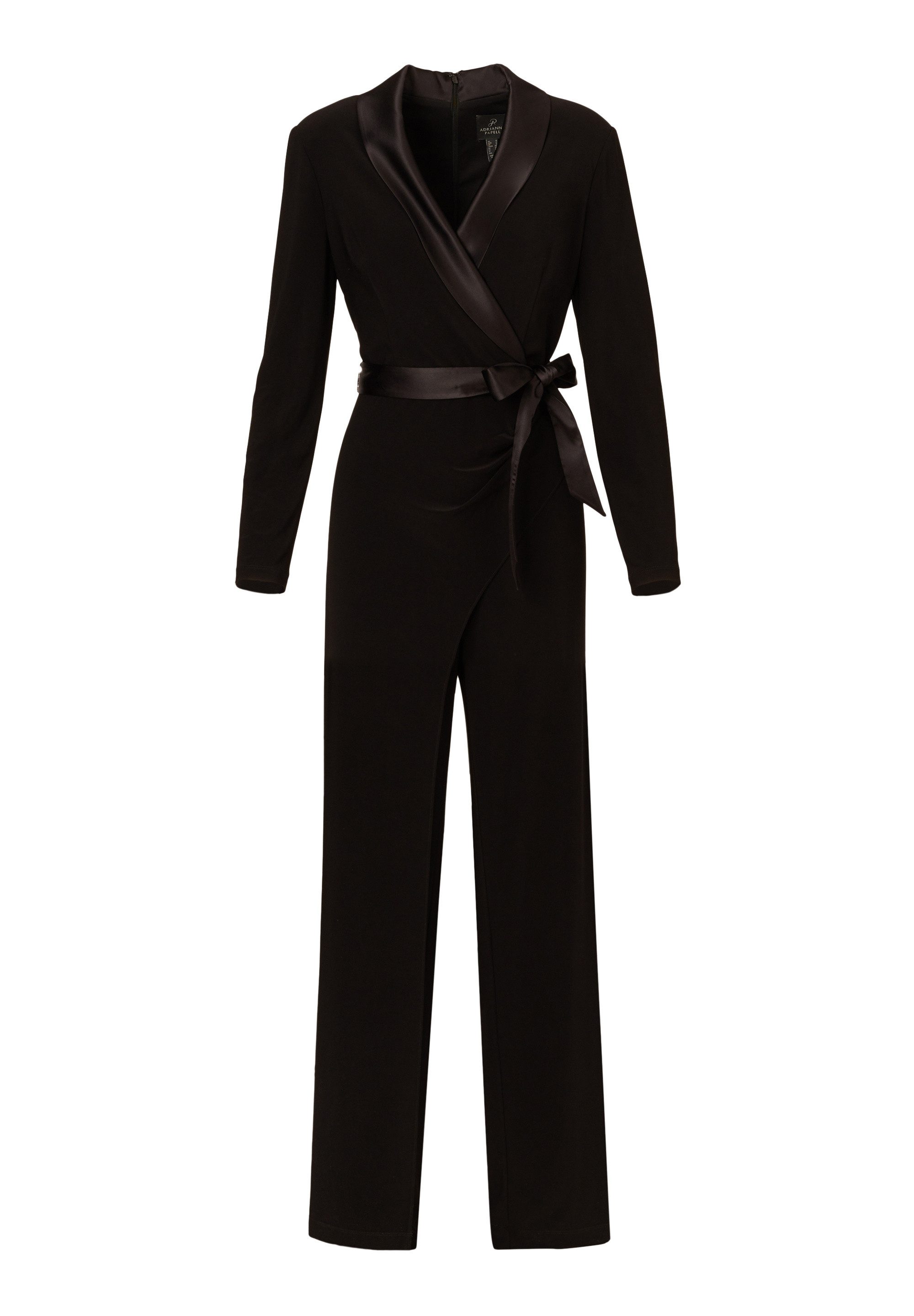 Adrianna Papell Jumpsuit Jersey Combo Tuxedo Jumpsuit Ausgestellt, fließend günstig online kaufen