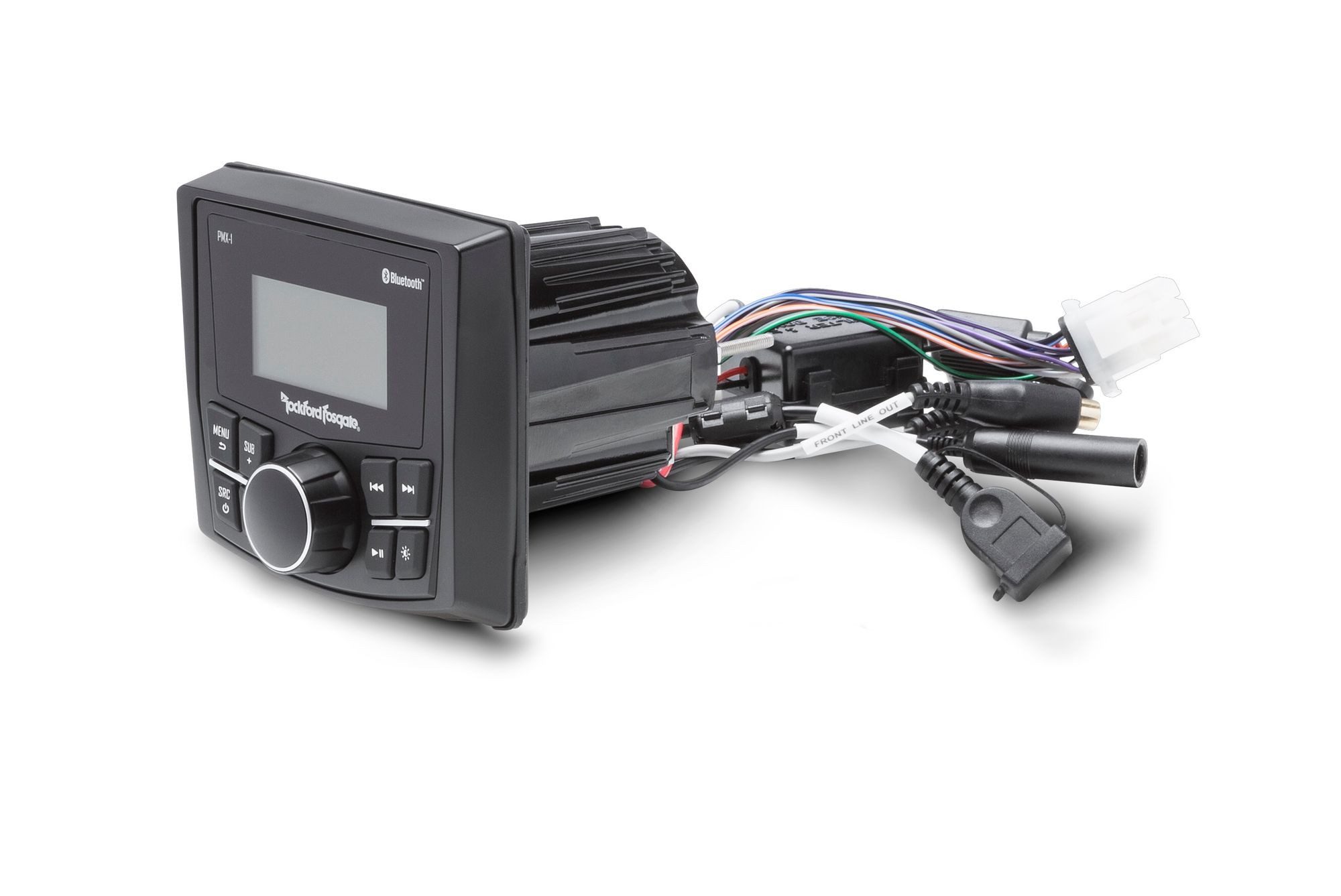 Rockford Fosgate Rockford Fosgate Marine PMX-1, Digital Media Receiver Autoradio (RDS, AUX-Eingang, USB, Marin/Wasserdicht, AM/FM Radio, Animiertes Display)
