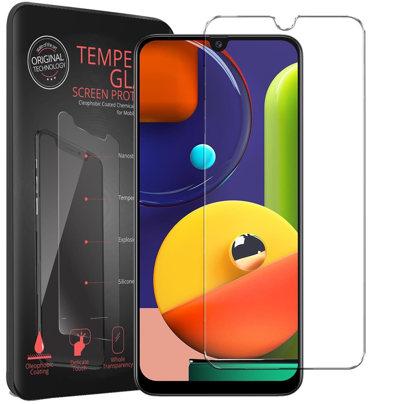 CoolGadget Schutzfolie Panzerfolie für Samsung Galaxy A12 / M12, (9H Härtegrad, 2x Schutzglas, 1xReinigungset), Displayfolie Schutzfolie 2 Stück für Samsung A12 / M12 Glas Folie