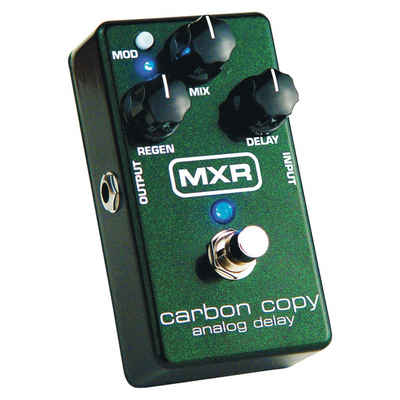 MXR Musikinstrumentenpedal, M169 Carbon Copy Analog Delay - Effektgerät für Gitarren