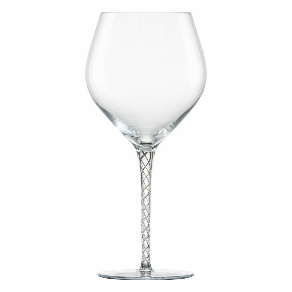 Zwiesel Glas Rotweinglas Burgunder Spirit Grafit, 2-tlg., Glas, handgefertigt