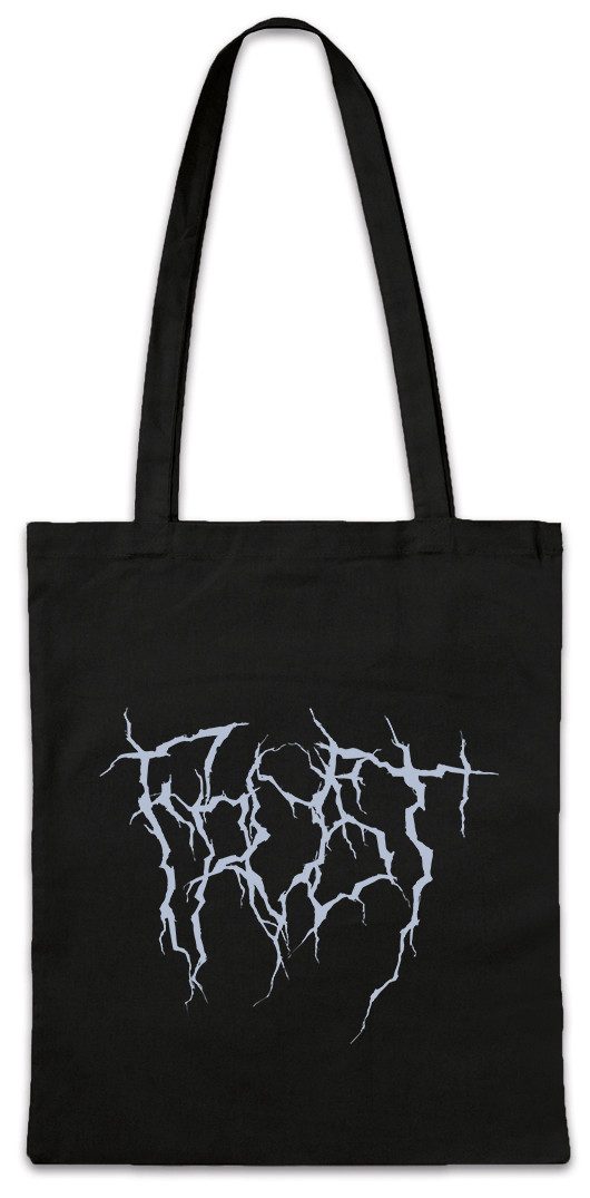 Beuteltasche Frost Typo Blackmetal II Stofftasche Black Death Norwegian Metal True