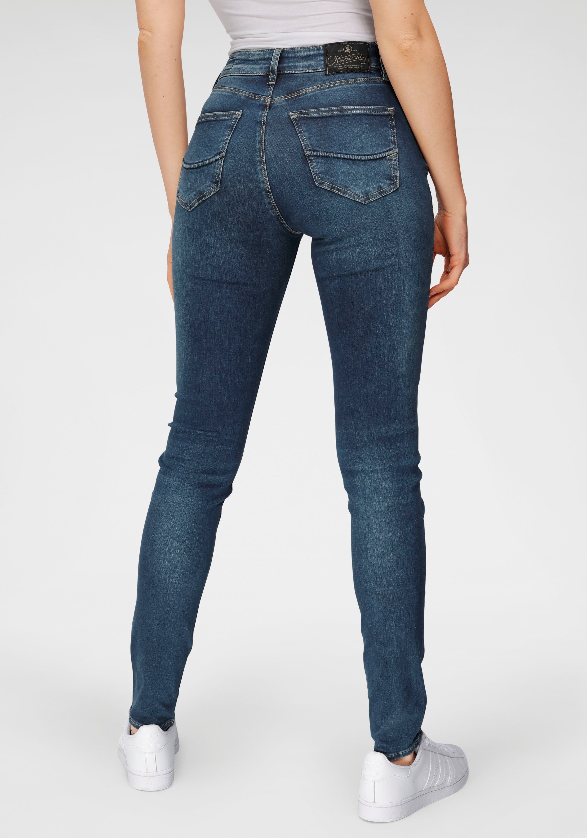 Herrlicher Slim-fit-Jeans SUPER G SLIM Reused Denim Powerstretch