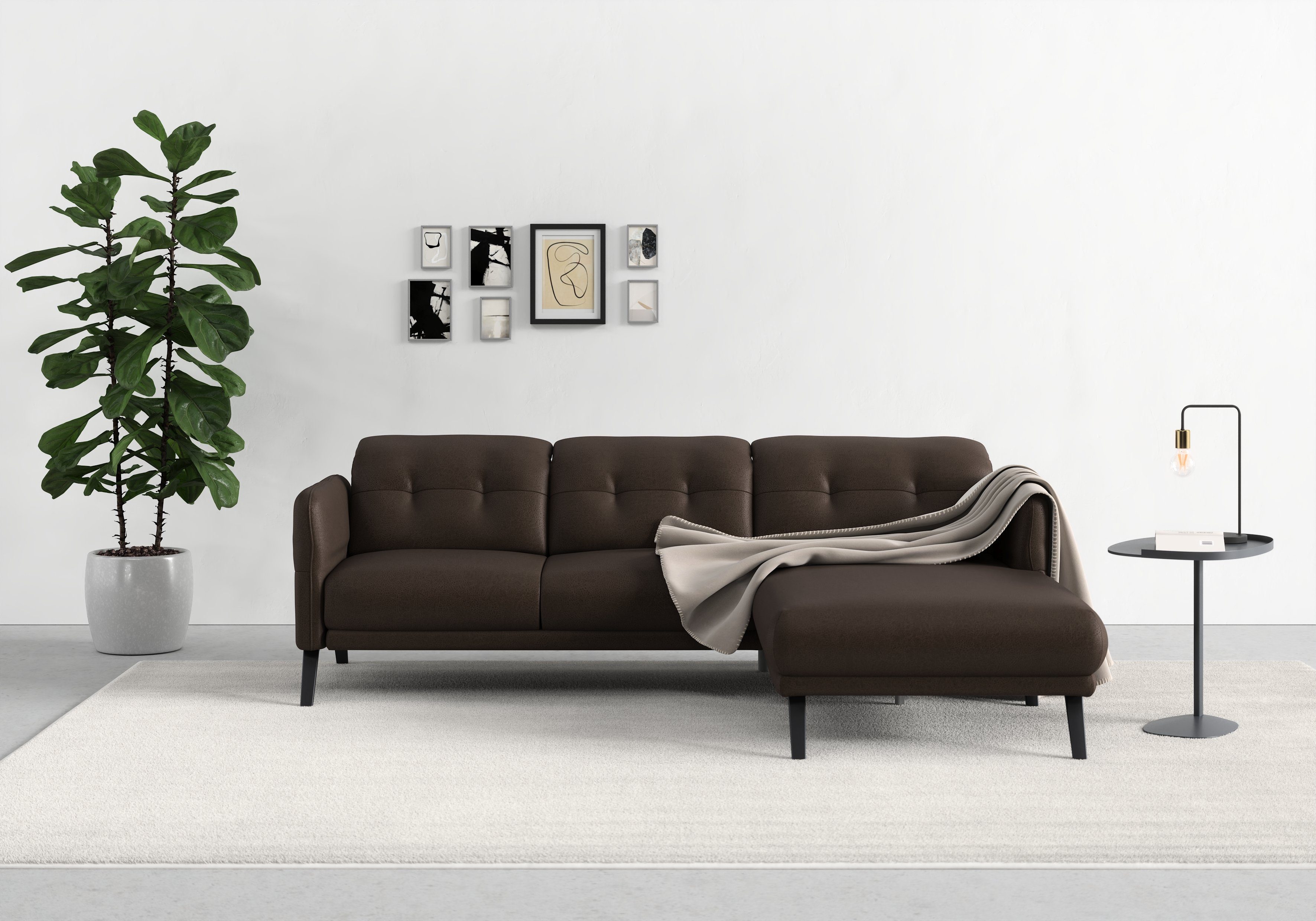 sit&more Ecksofa Armteilfunktion Kopfteilverstellung Wahlweise Scandia, mit und