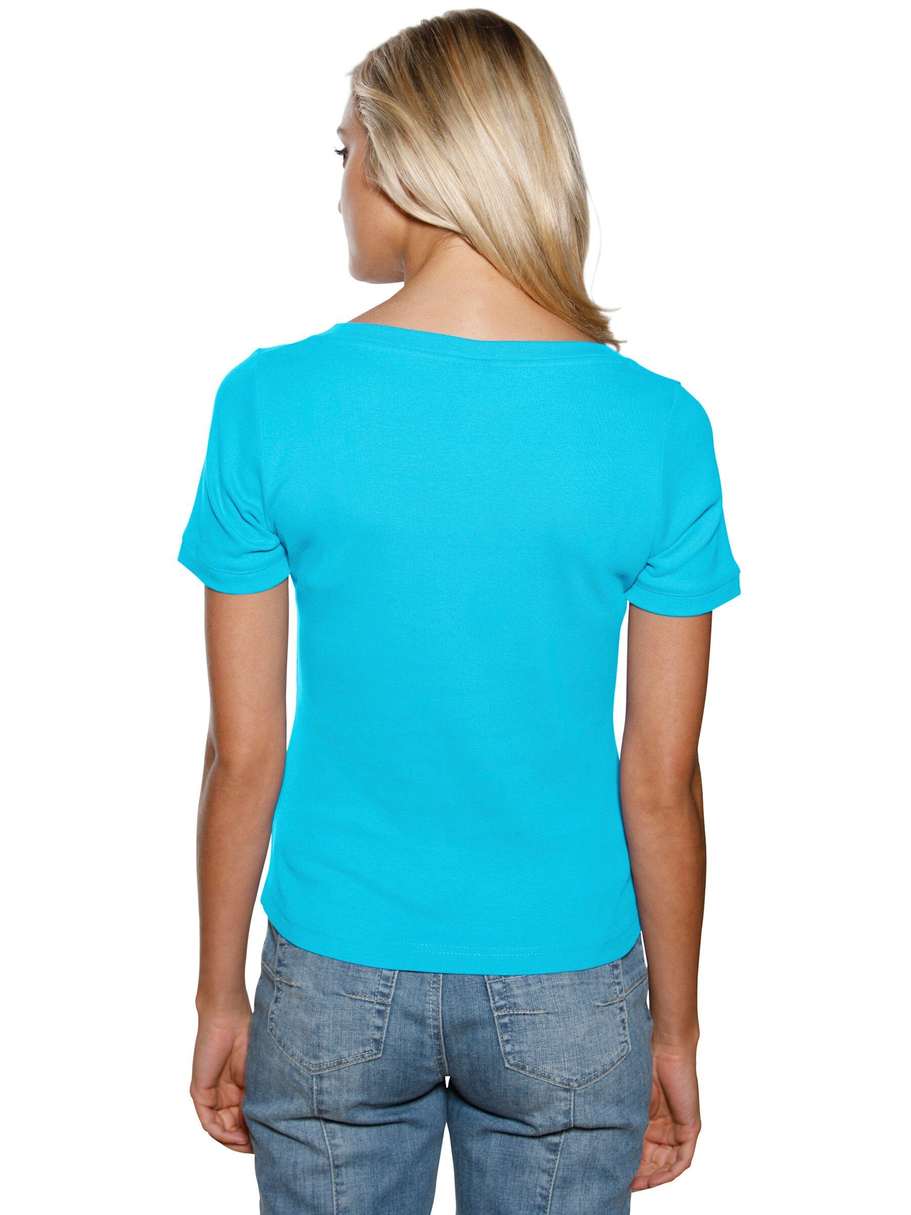 heine T-Shirt Carré-Shirt Kurzarm
