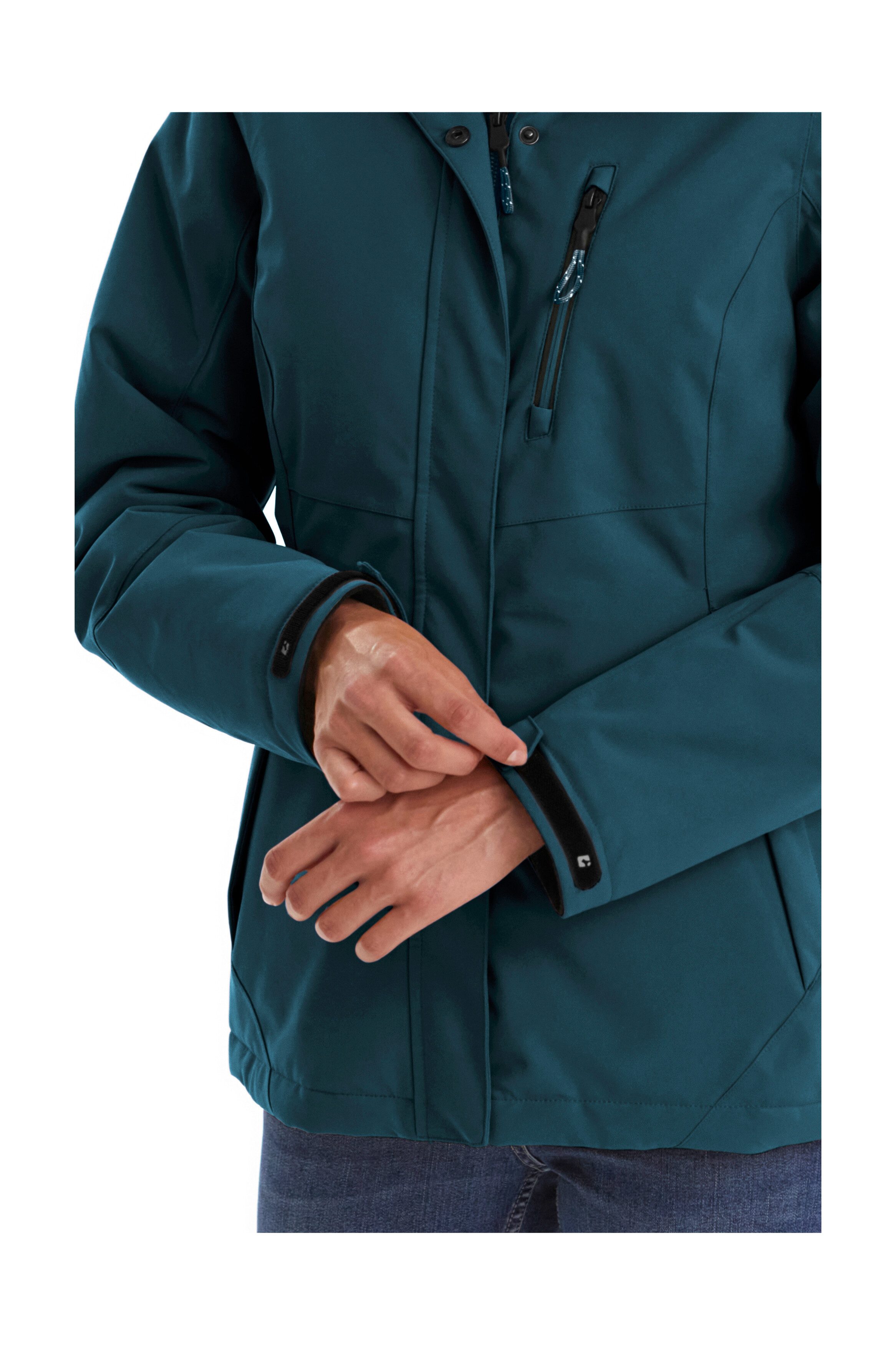 Killtec Outdoorjacke KOW 140 WMN JCKT Wasserdichte Damenjacke, atmungsaktiv, abnehmbare Kapuze – Bild 5 von 5
