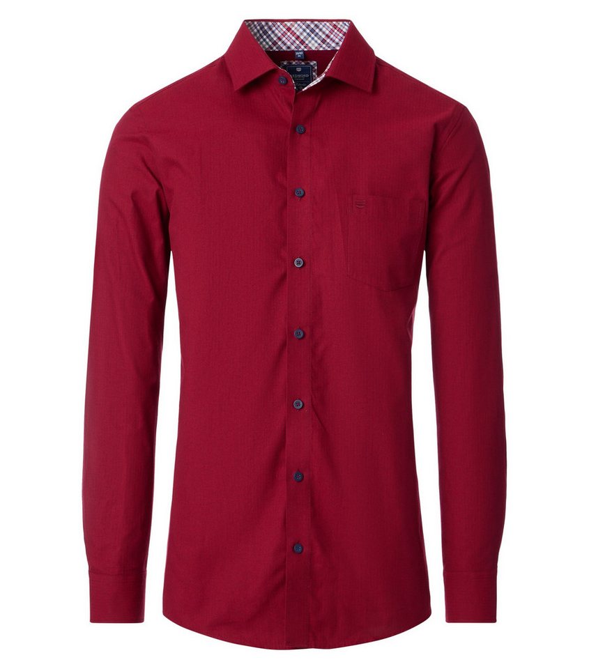 Redmond Langarmhemd uni Comfort Fit