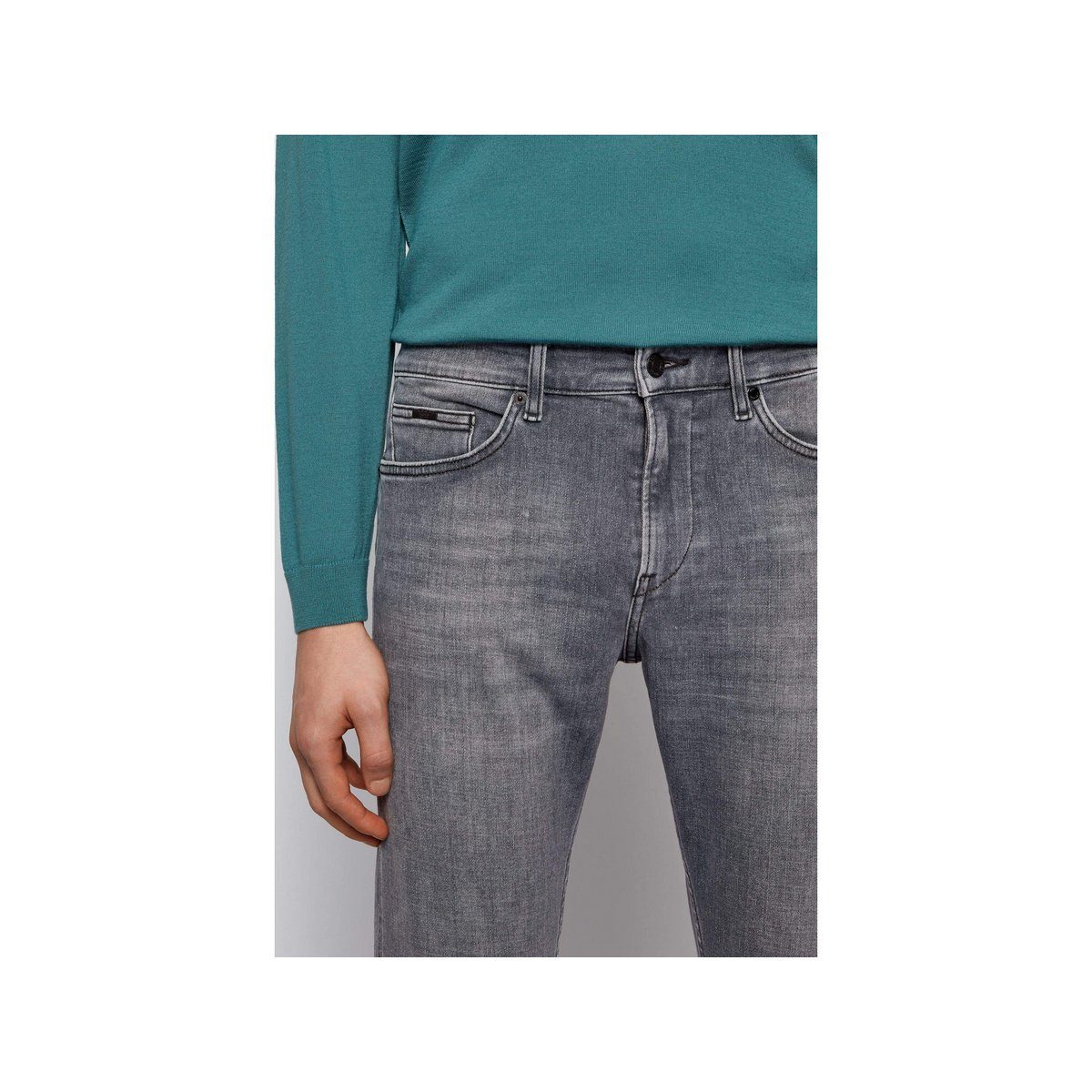 5-Pocket-Jeans (1-tlg) grau HUGO