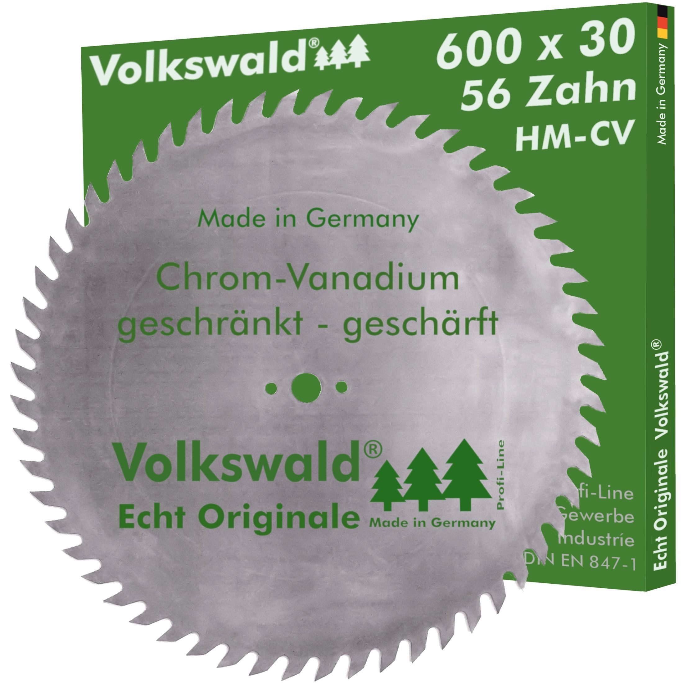 Volkswald Sägeblatt Volkswald® Sägeblatt CV 600 x 30 mm Z= 56