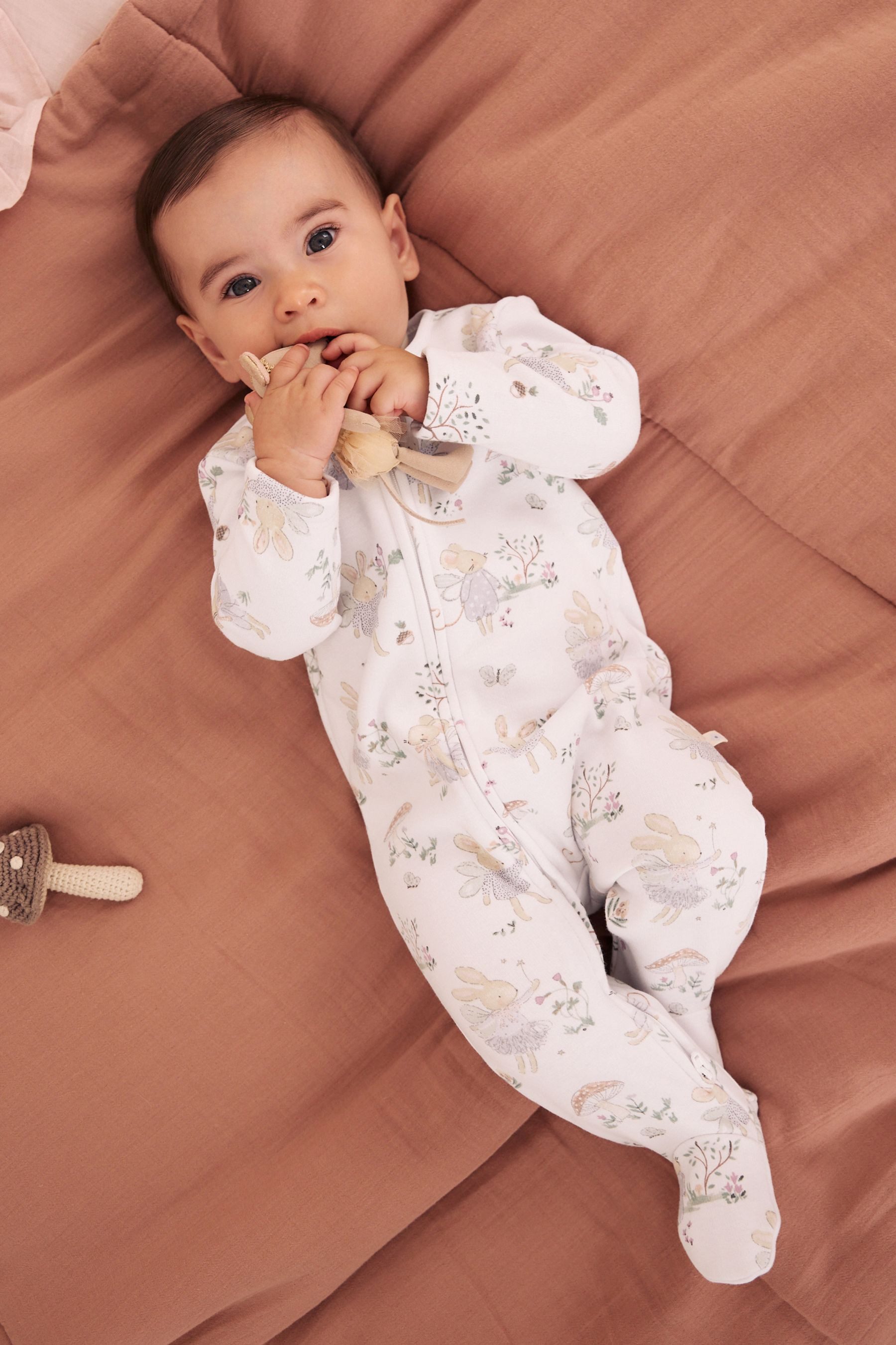 Next Schlafoverall Baby-Schlafanzug mit 2-W-RV und Fleece-Futter (1-tlg)