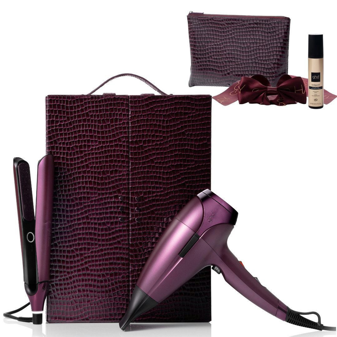 GHD Glätteisen Deluxe Set cherry chic mit gratis Style Set