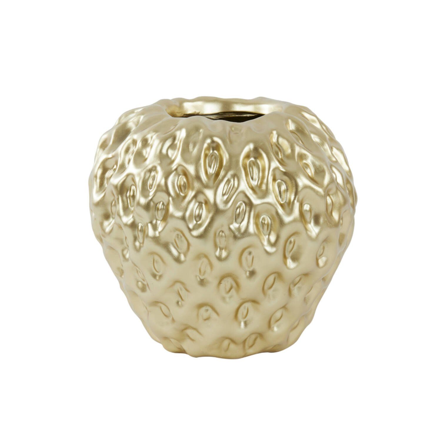 Light & Living Dekovase Vase von Living cm gold & matt STRAWBERRY Light 35x34x33