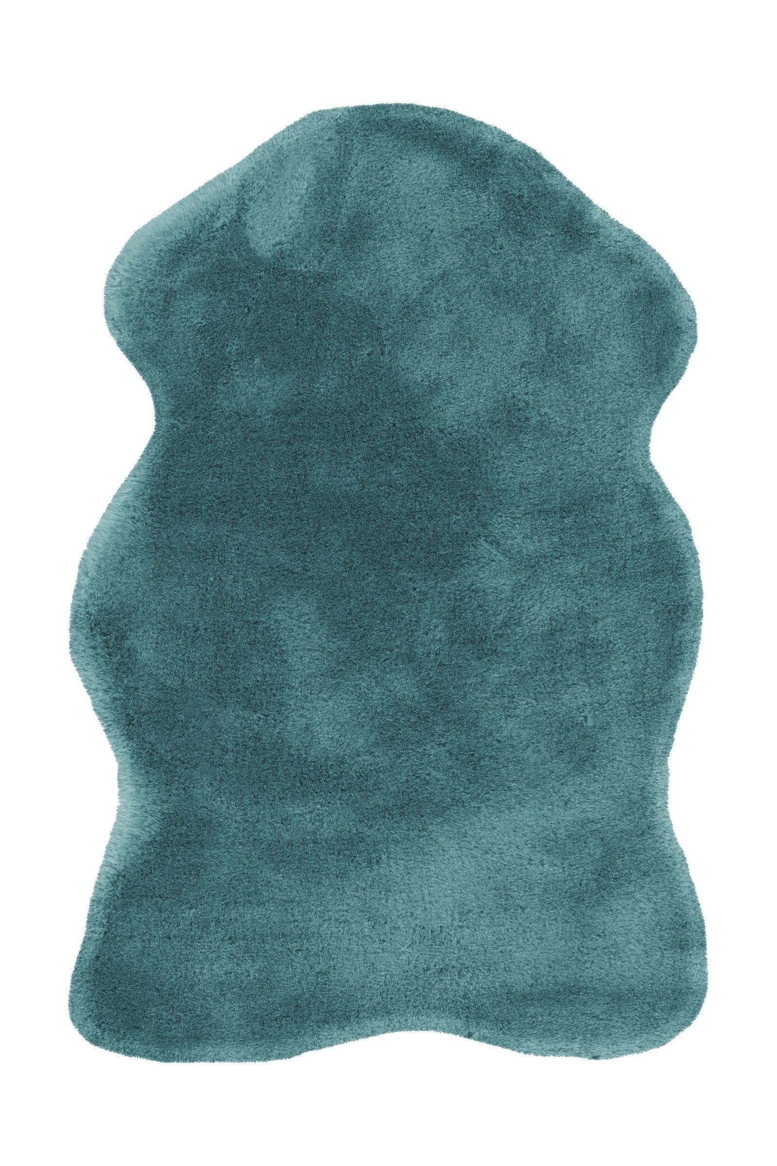 freiraum Teppich Rabbit Sheepskin, in Türkis, 100% Polyester - 90x60cm (LxB)