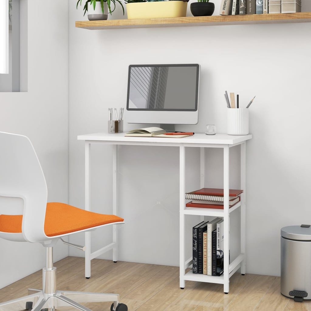 furnicato Schreibtisch Computertisch Weiß 80x40x72 cm günstig online kaufen