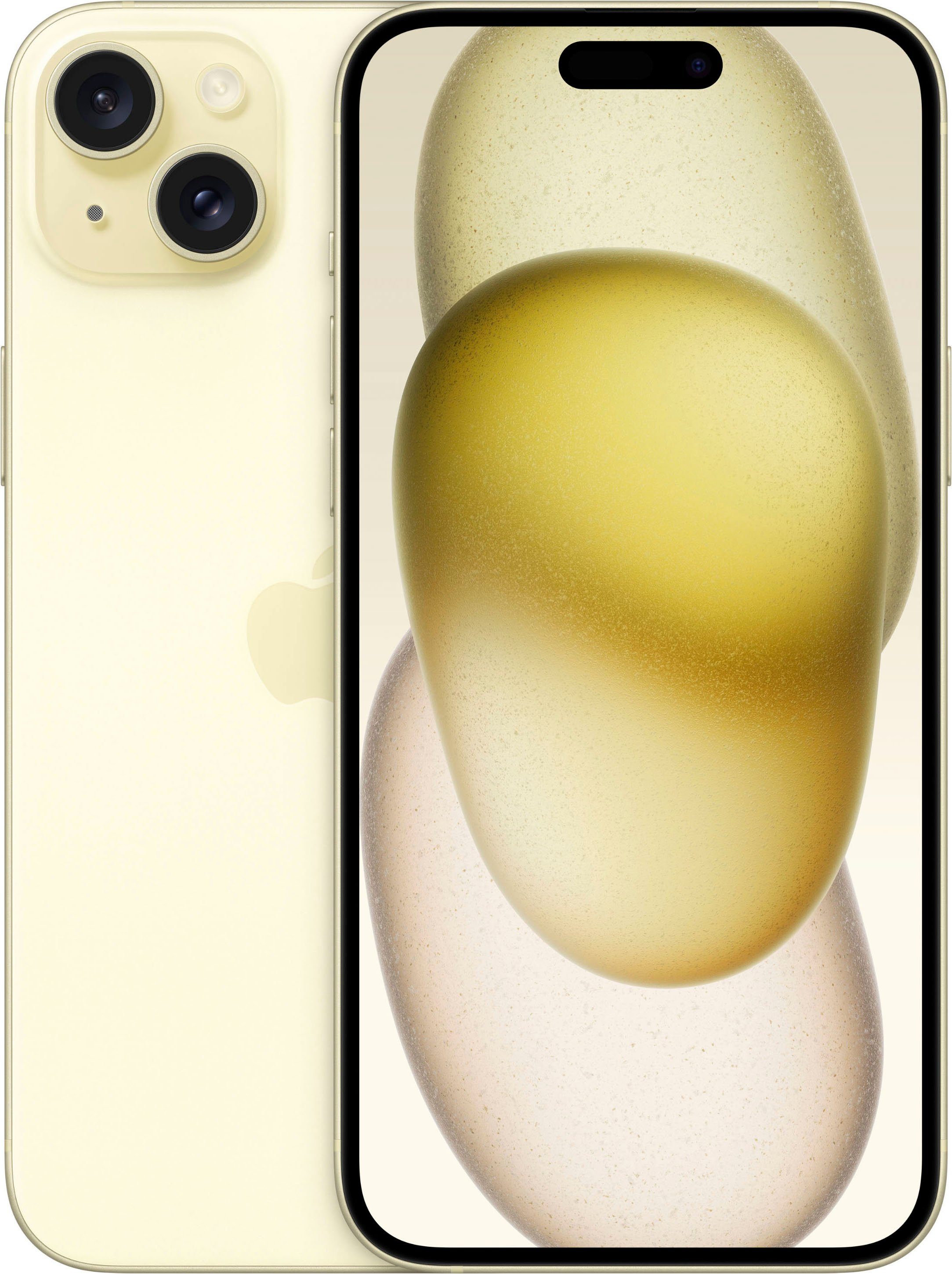 Apple iPhone 15 Plus 256GB Smartphone (17 cm/6,7 Zoll, 256 GB Speicherplatz, 48 MP Kamera) yellow