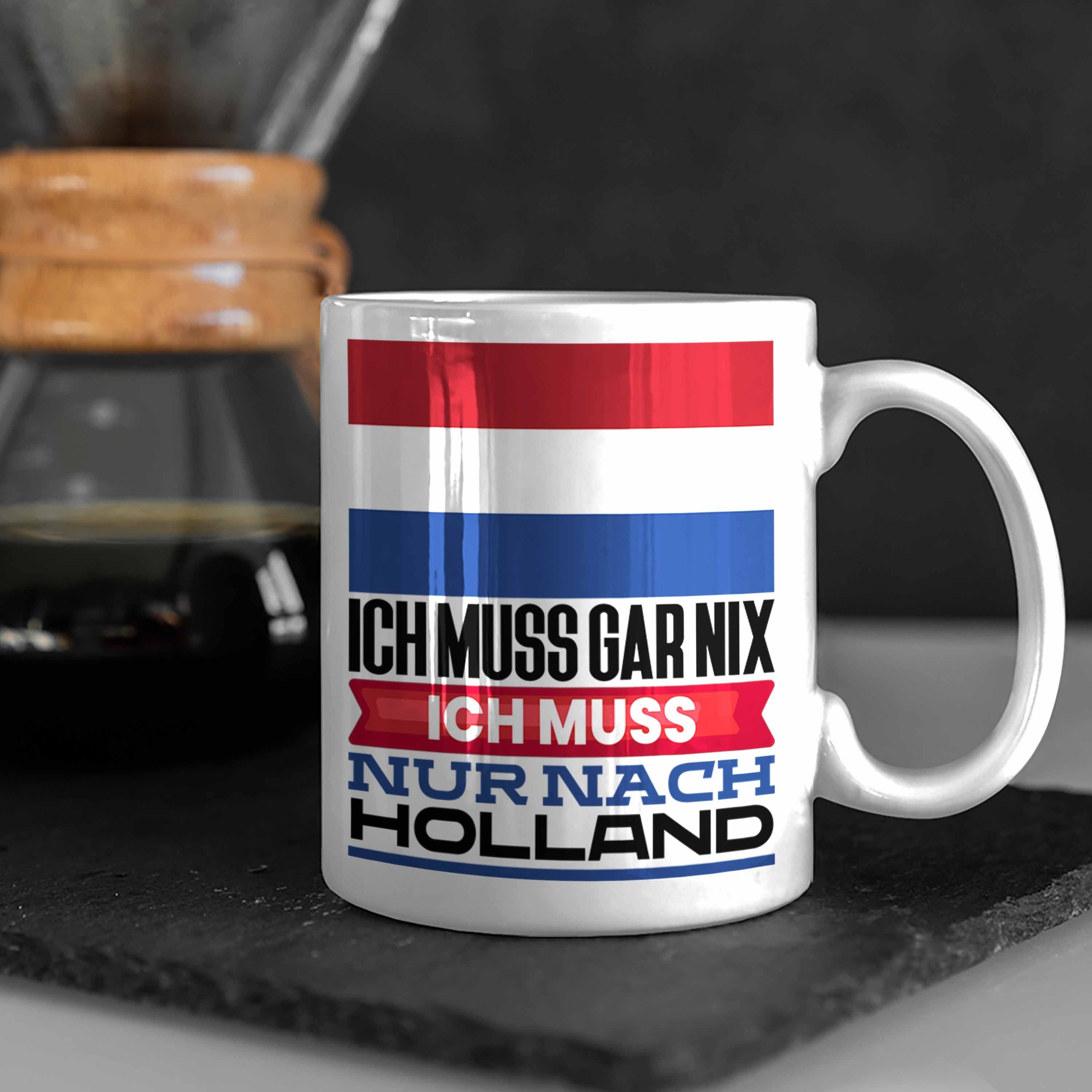 Urlaub für Ic Trendation Tasse Geburtstag Holländer Weiss Holland Geschenk Tasse Geschenkidee