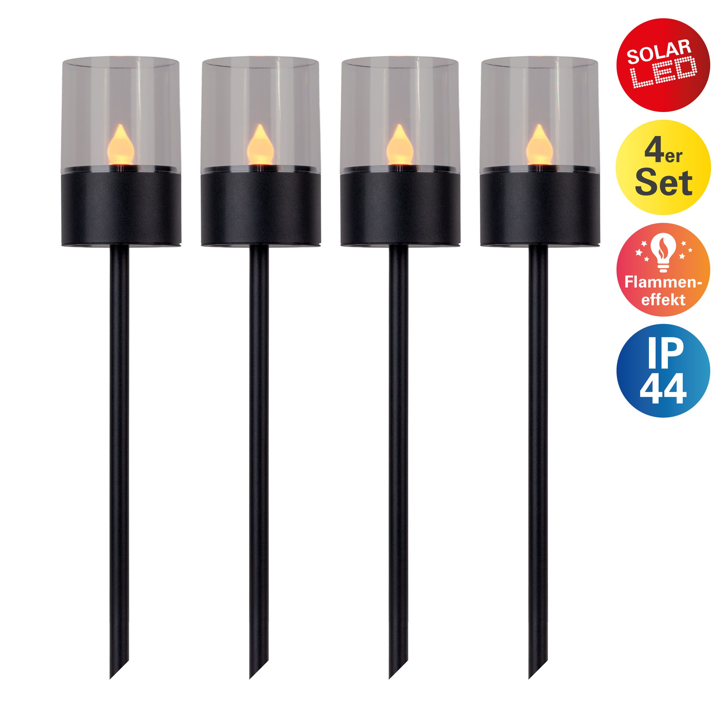 my home LED Solarleuchte Lufy, Tageslichtsensor, LED fest integriert, Warmw günstig online kaufen