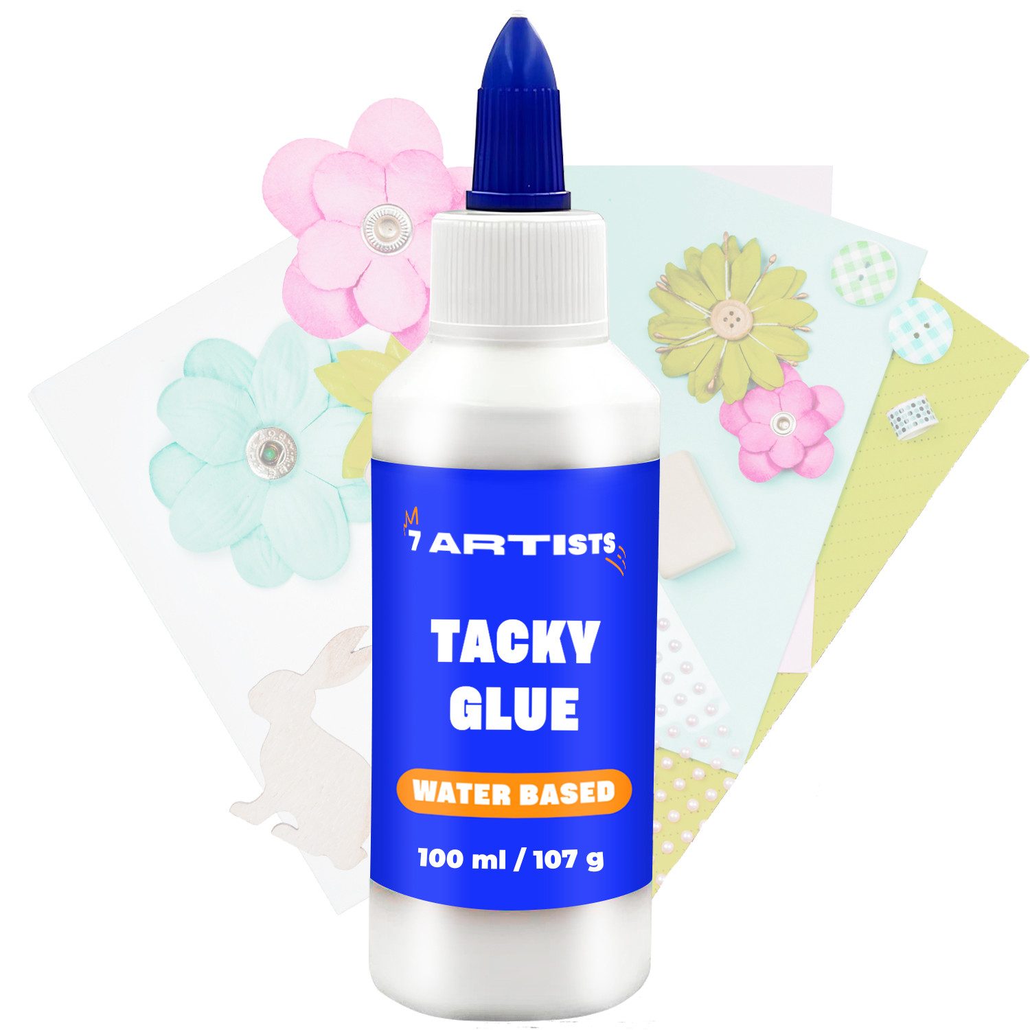 Bastelkleber 7 Artists Tacky Glue – Kleber Flüssig Transparent 107 g