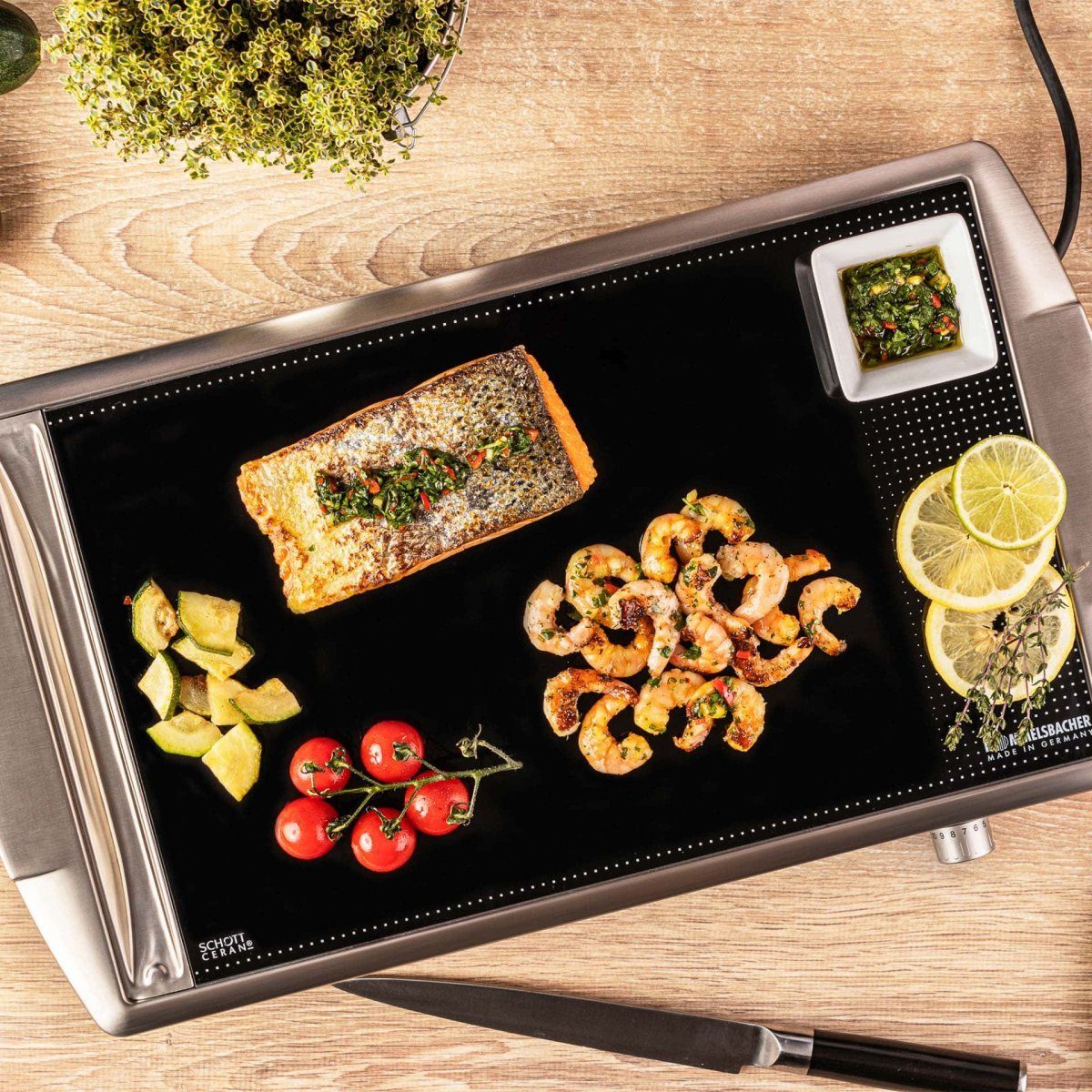 Rommelsbacher Tischgrill Grill Edelstahl