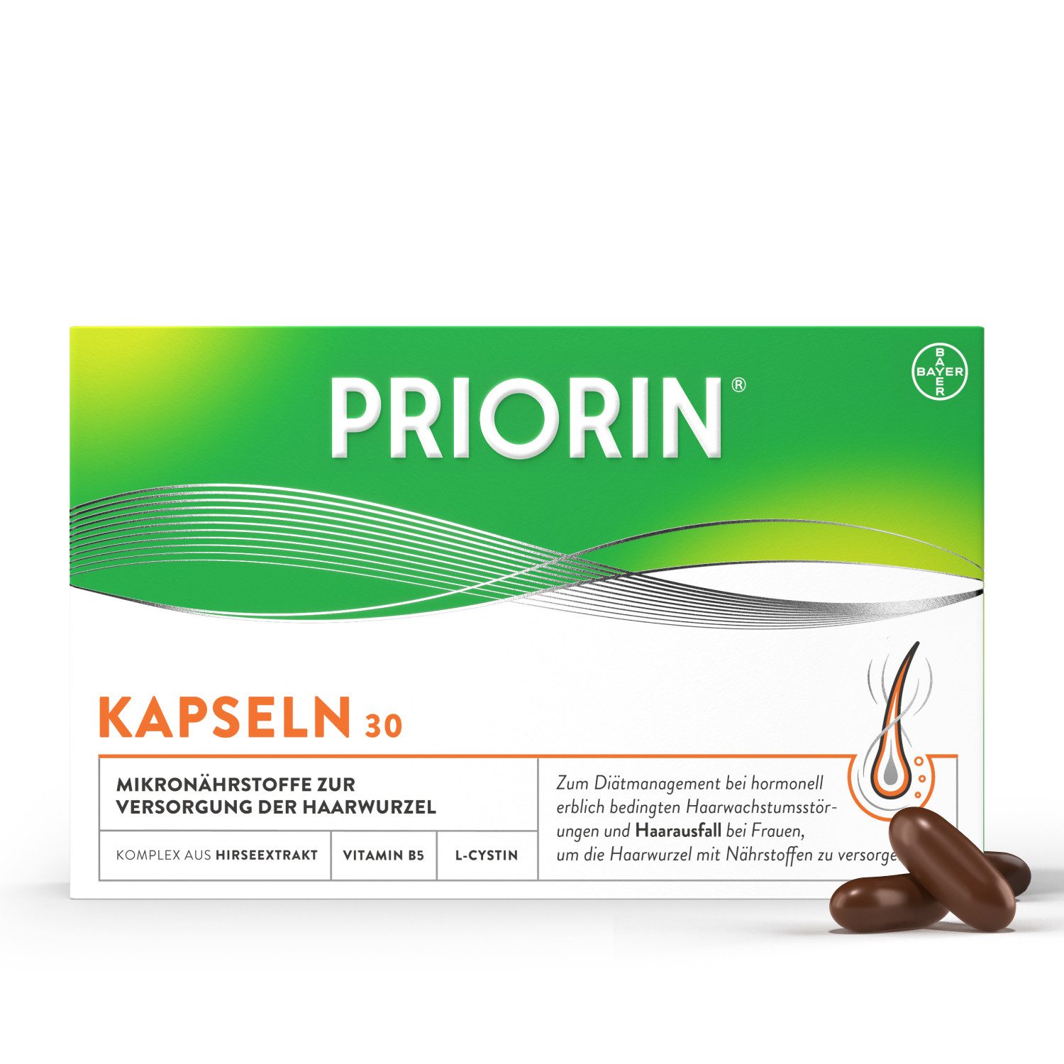 Priorin® Kapseln 30 Stück Kapseln, 23.5 g