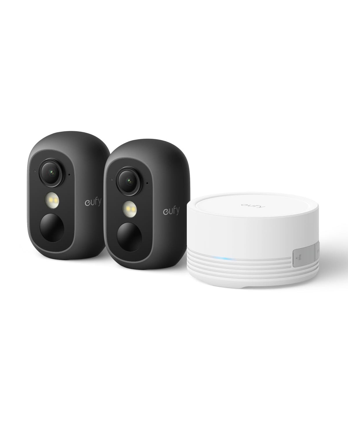 eufy Security Überwachungskamera C35, Kabellose Überwachungskamera Außen & Innen, Magnetische Halterung (Außenbereich, 2-tlg., Nachtsicht)
