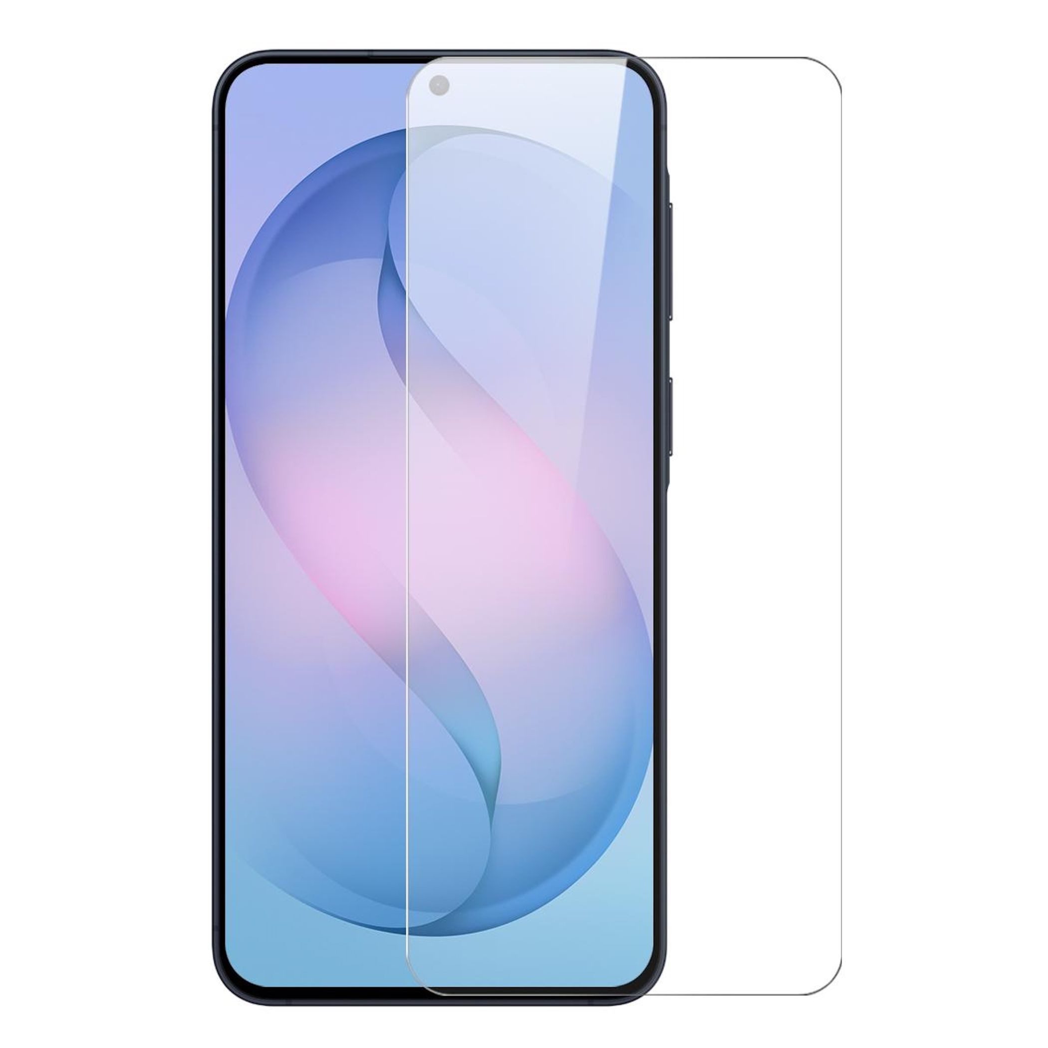 Wigento Displayschutzglas 2x für Samsung Galaxy S26 FE 5G Bildschirmschutz 9H HD Hartglas für Samsung Galaxy S26 FE 5G, Spar Set 0,26mm 9H 2.5D Hart Glas Folie, – Bild 2 von 5