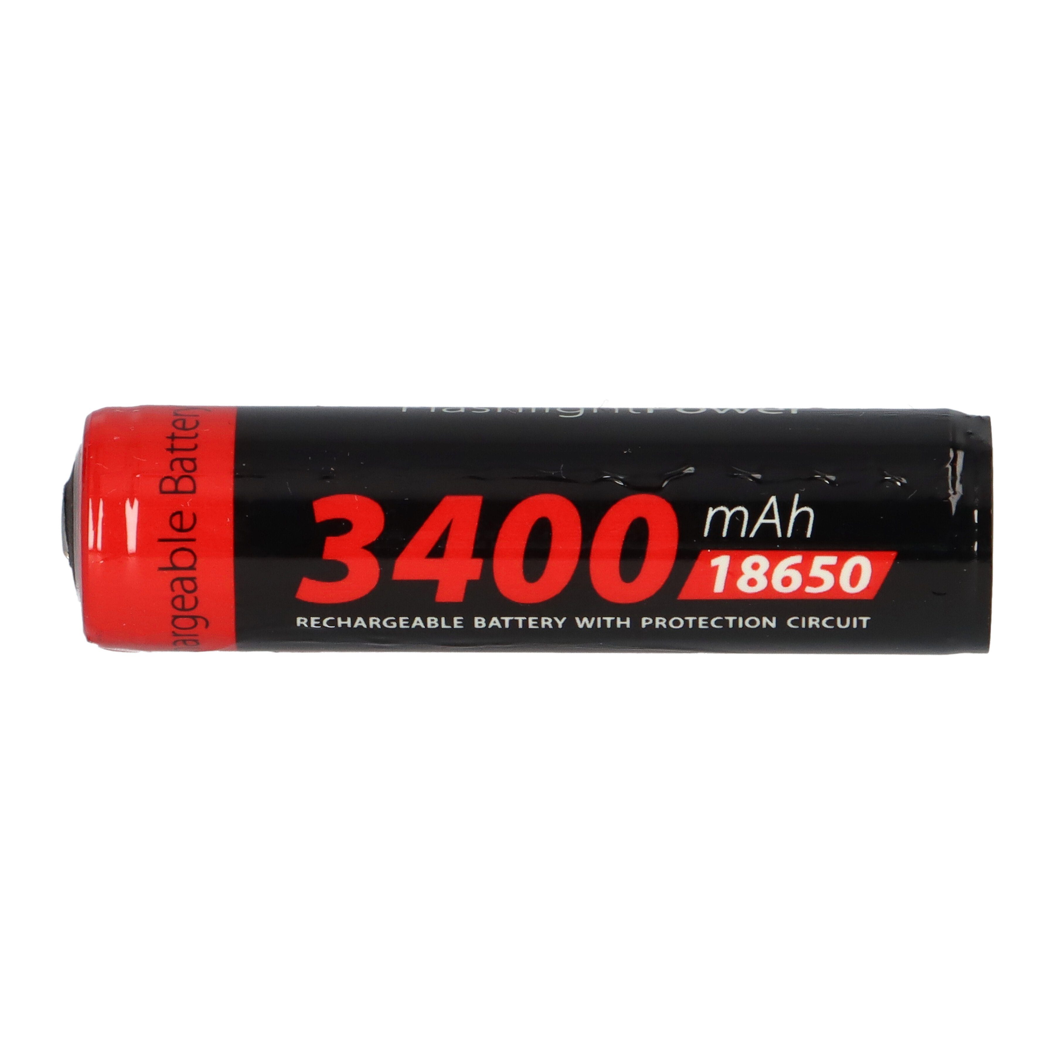 XCell XCell Li-Ion 18650 Akku 3,7V 3400mAh PCM protected for Flashlights Akku