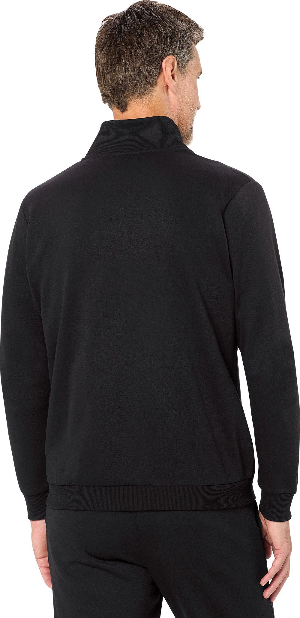 Pierre Cardin Sweatjacke Zeitloser Freizeit-Klassiker aus hochwertigem Material-Mix